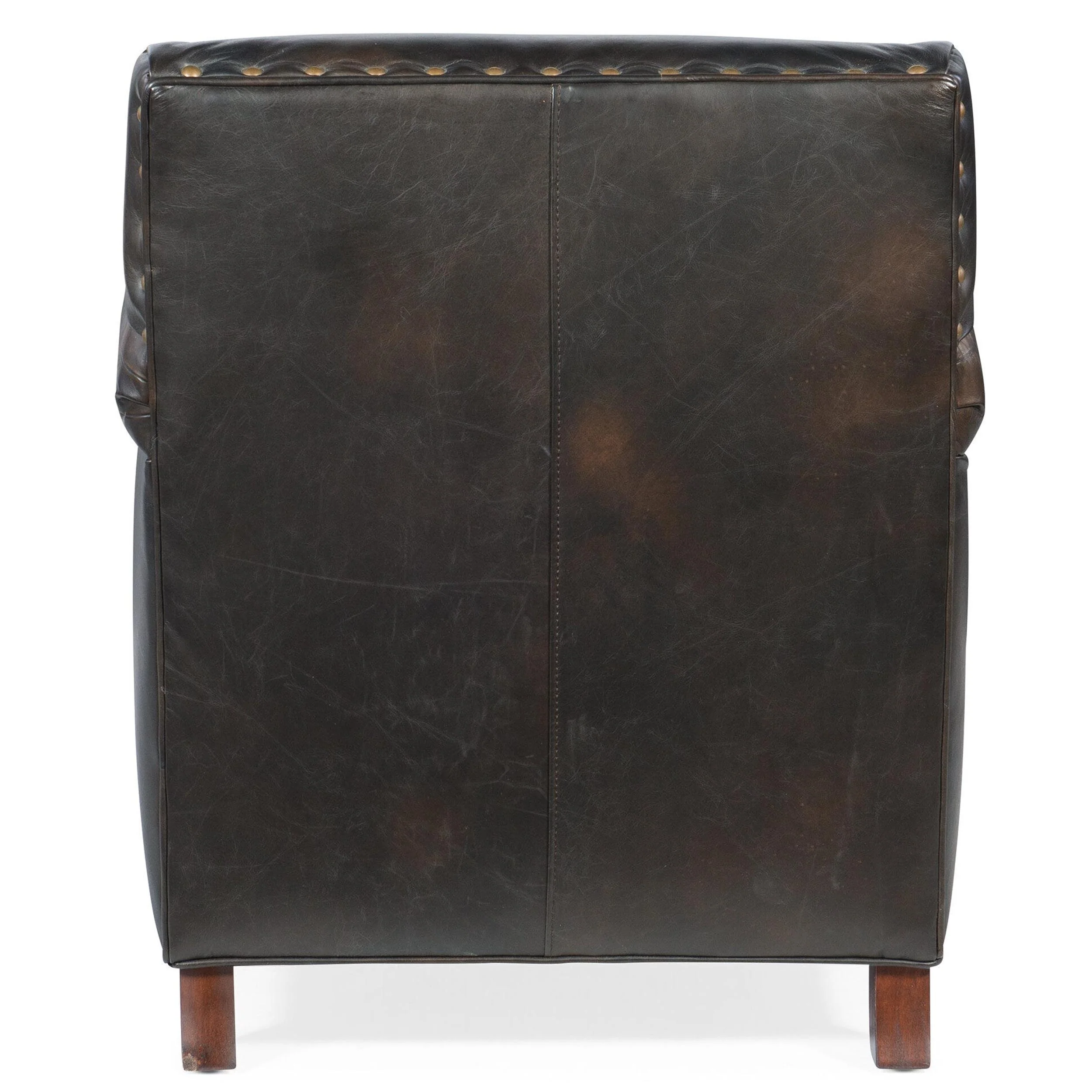 Potter Leather Club Chair, Old Saddle Fudge/Fudge Crocodile - Image 3