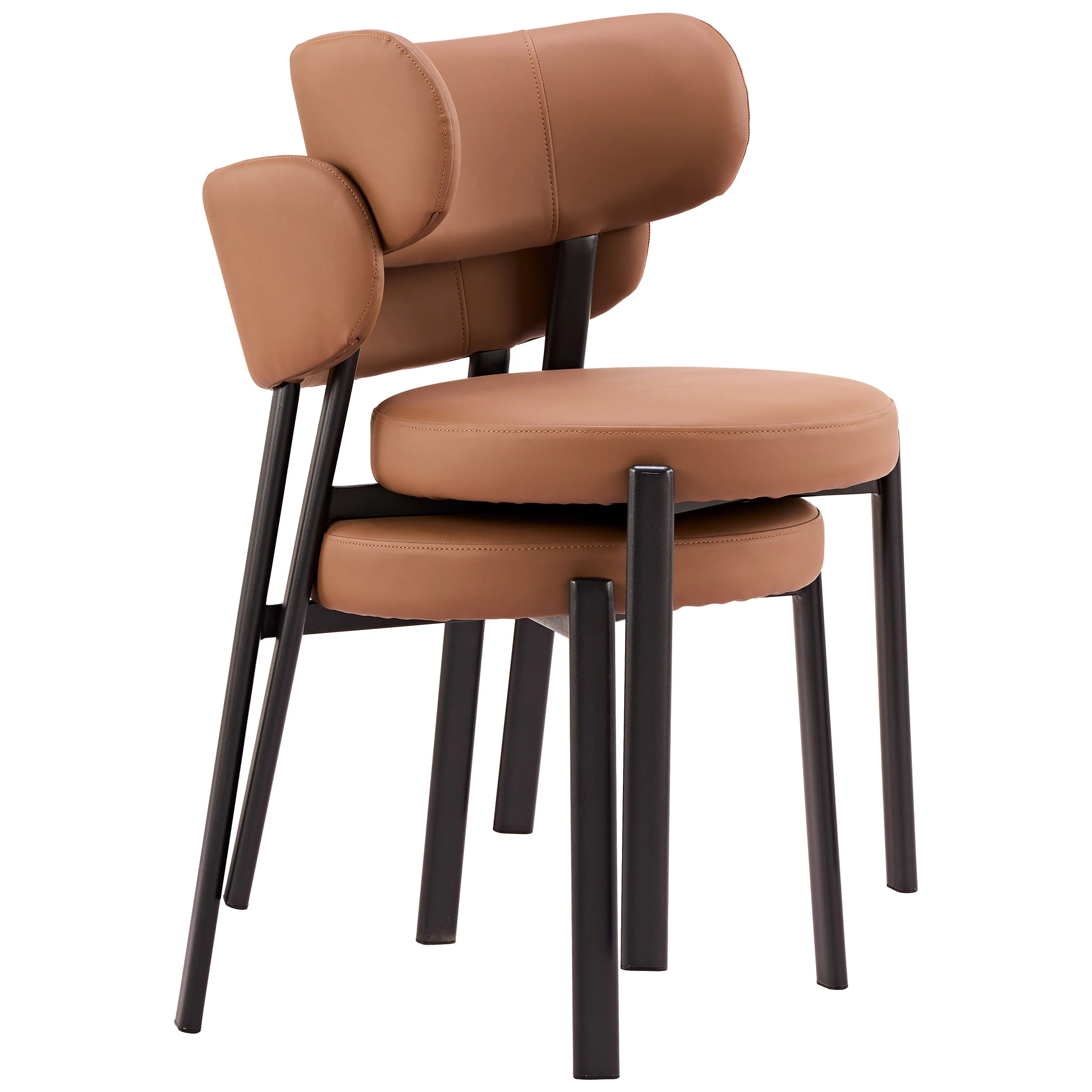 Prairie Dining Chair, Brown, Set of 2 - Image 6