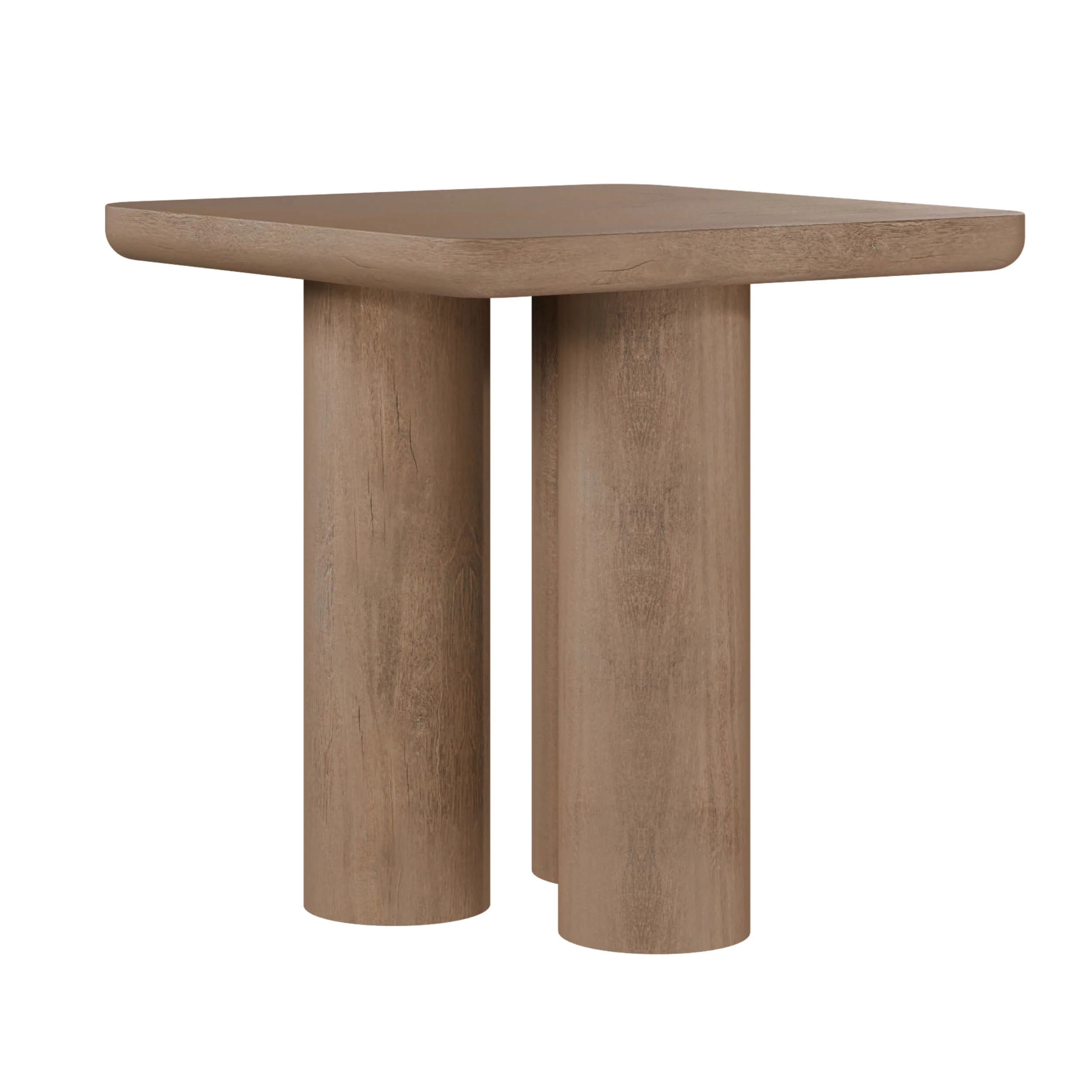 Presidio End Table, Warm Oak