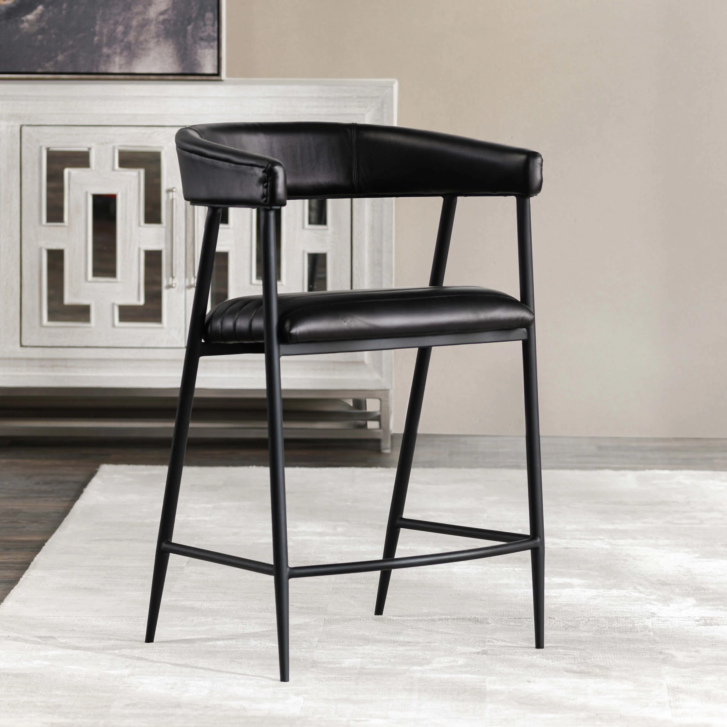 Preston Counter Stool, Midnight Raven - Image 7
