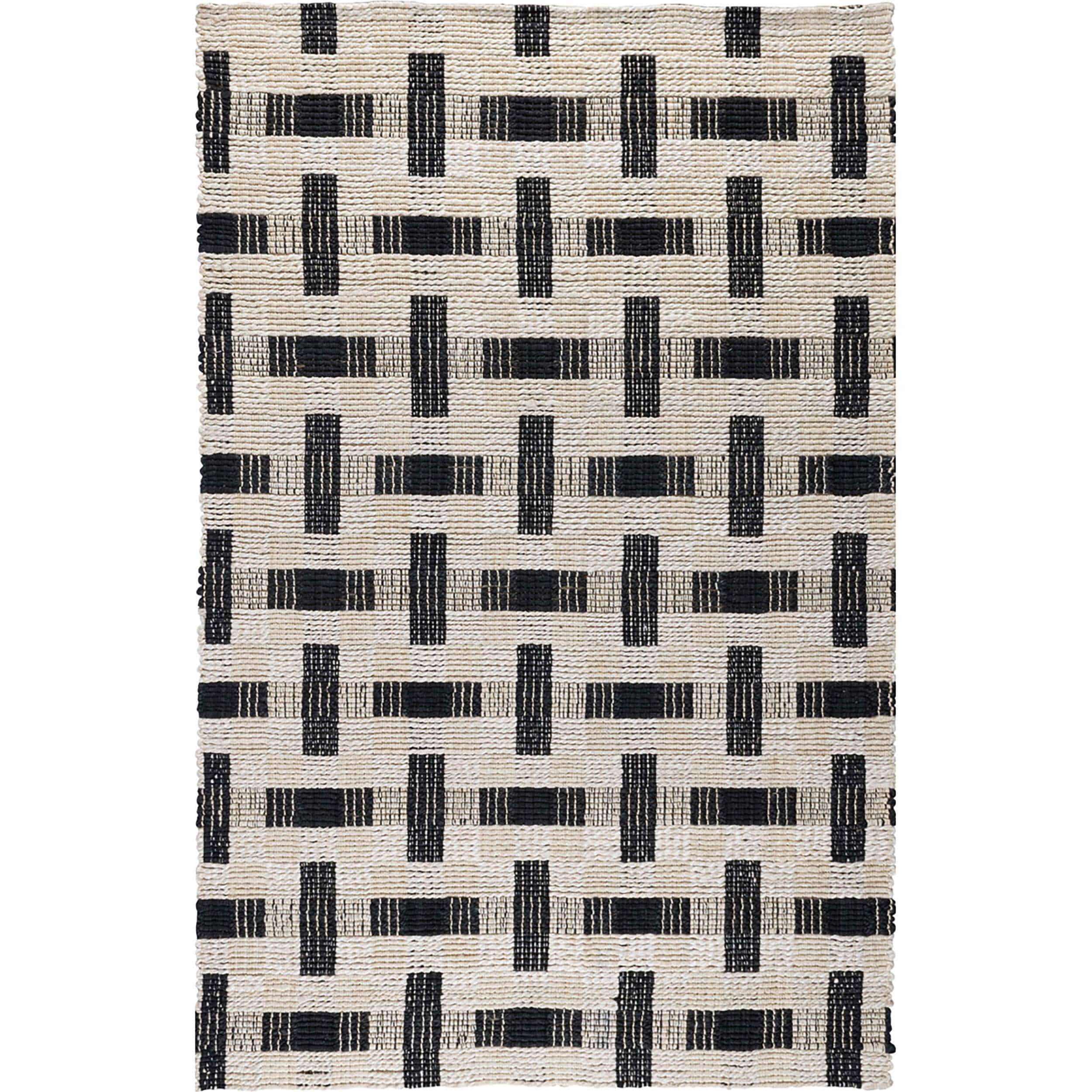 Preston Rug Ivory/Black