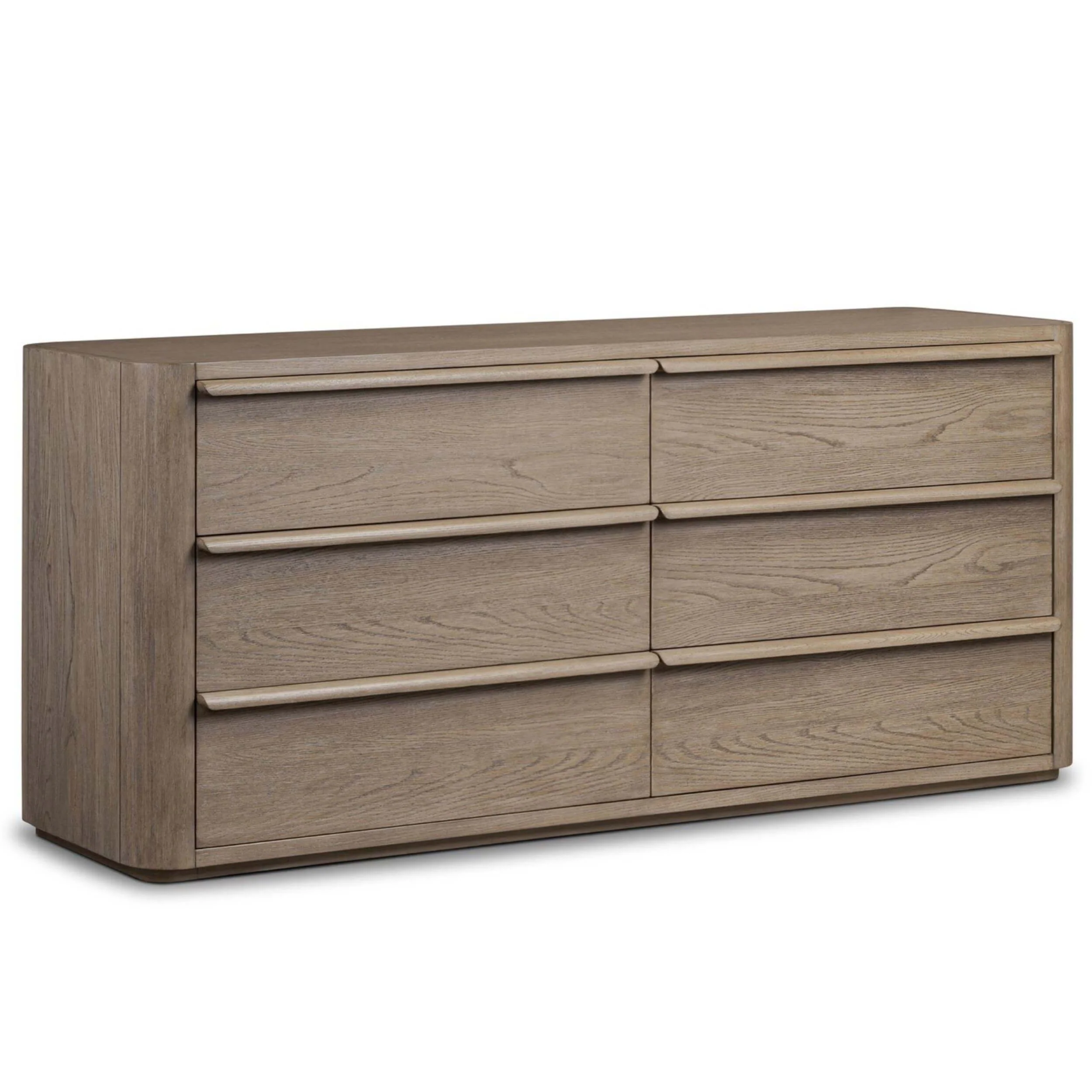 Primrose 6 Drawer Dresser, Natural Flat Oak by Four Hands