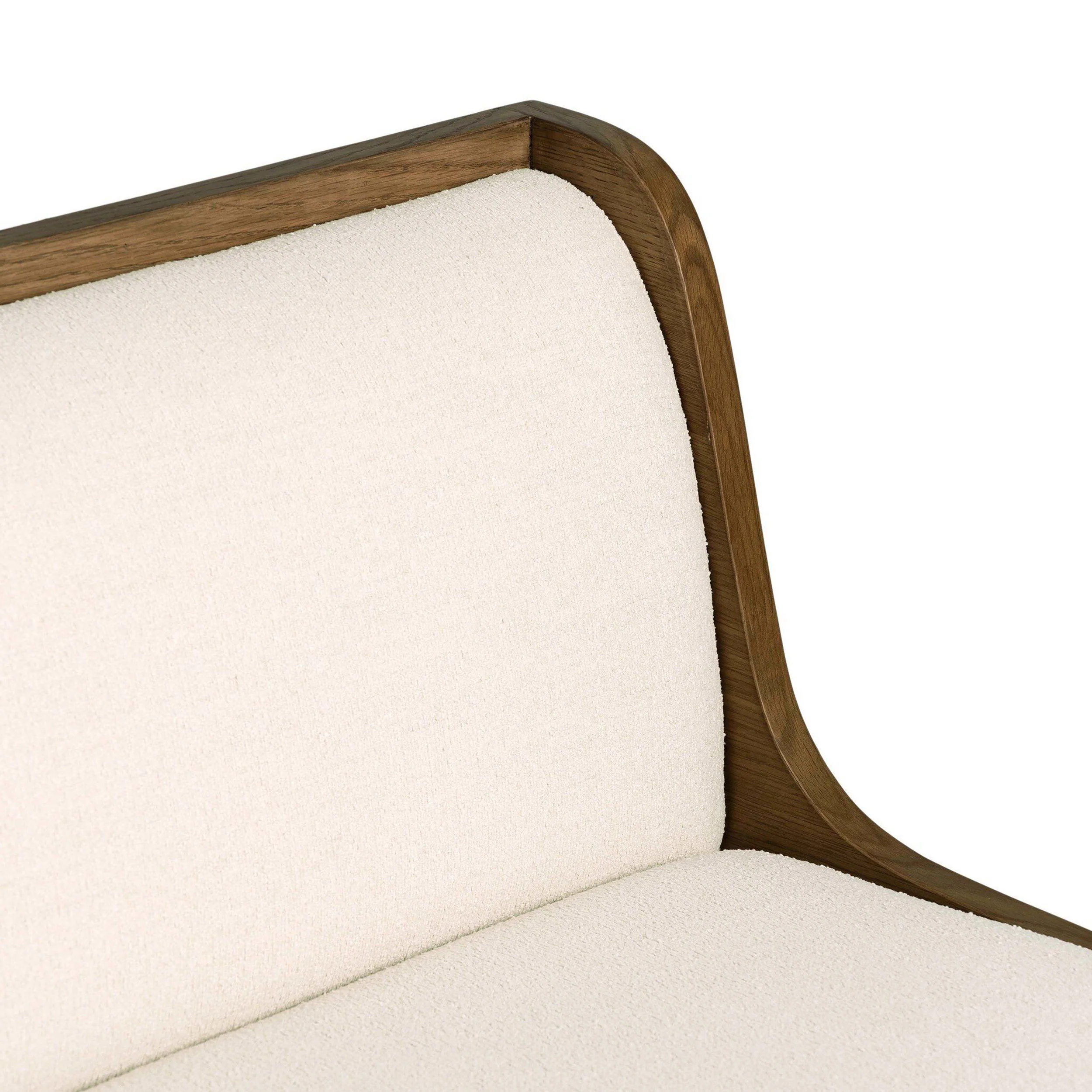 Priscilla 74" Dining Bench, Wayfarer Snow by Four Hands - Image 5