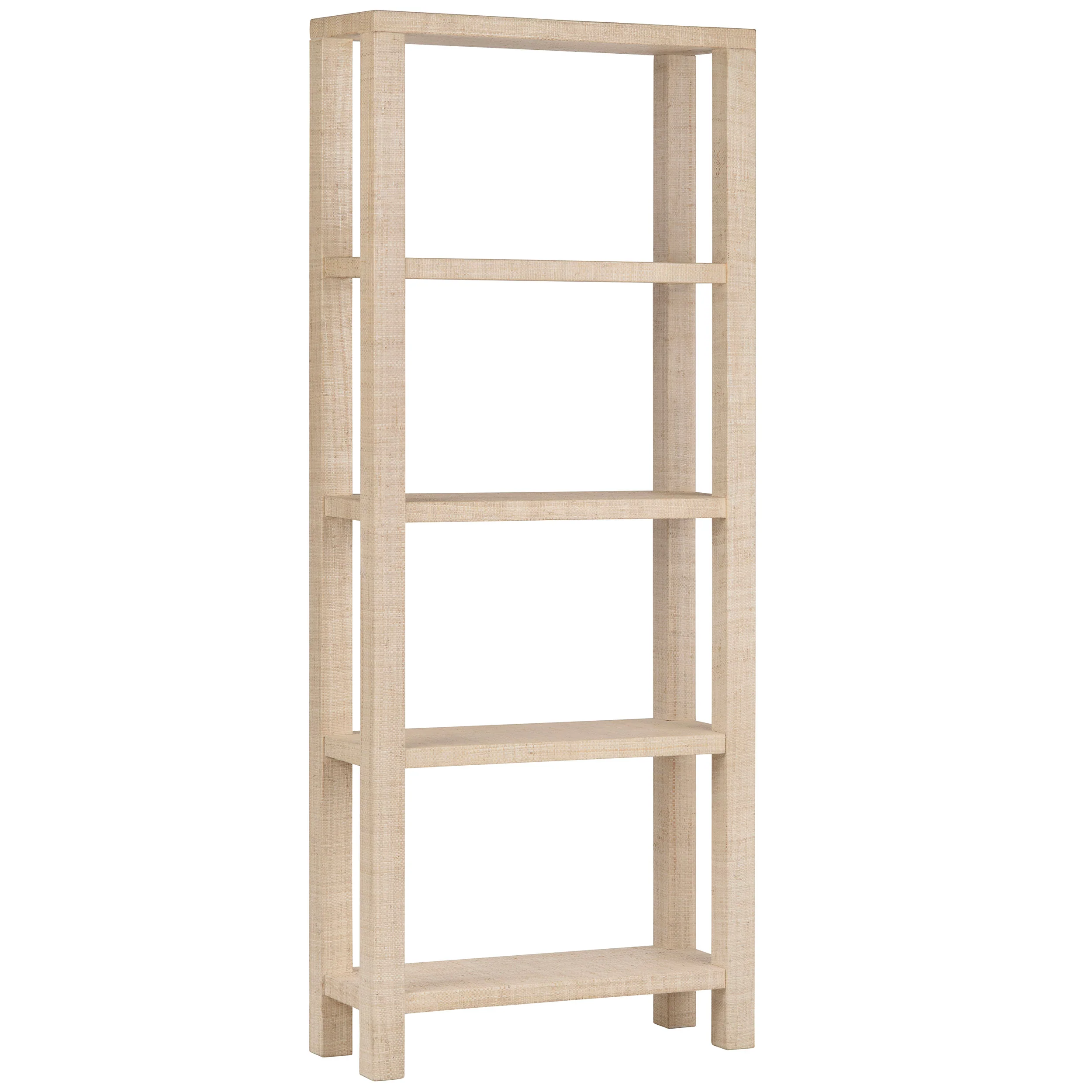 Providence Rafia Etagere, Light Natural