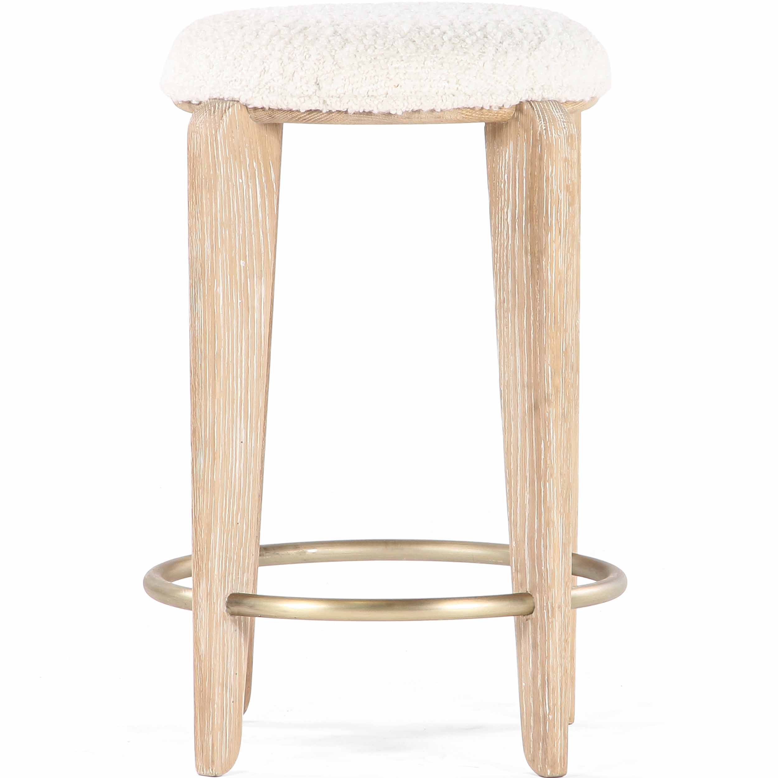 Quattro Counter Stool, White, Set of 2 - Image 3