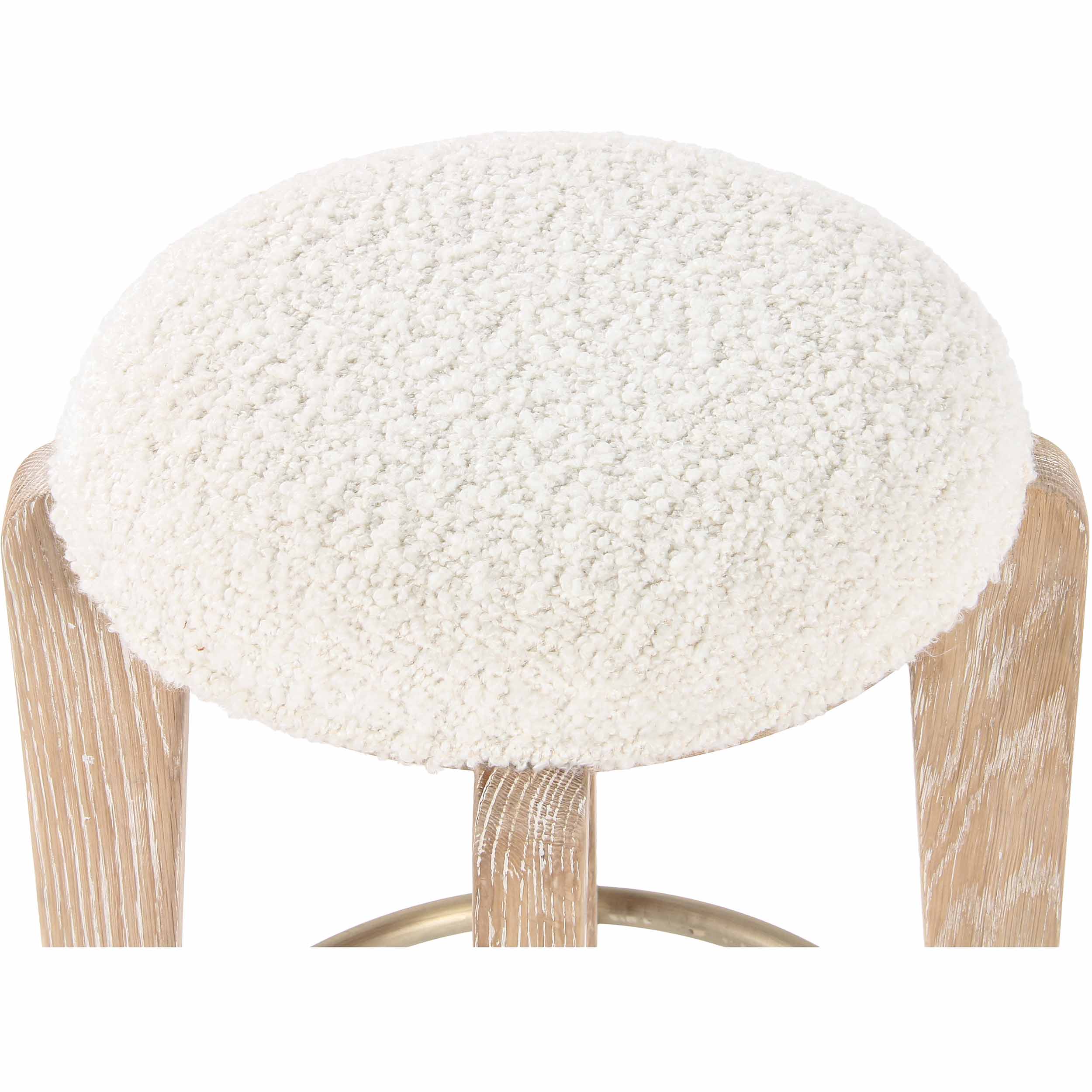 Quattro Counter Stool, White, Set of 2 - Image 4