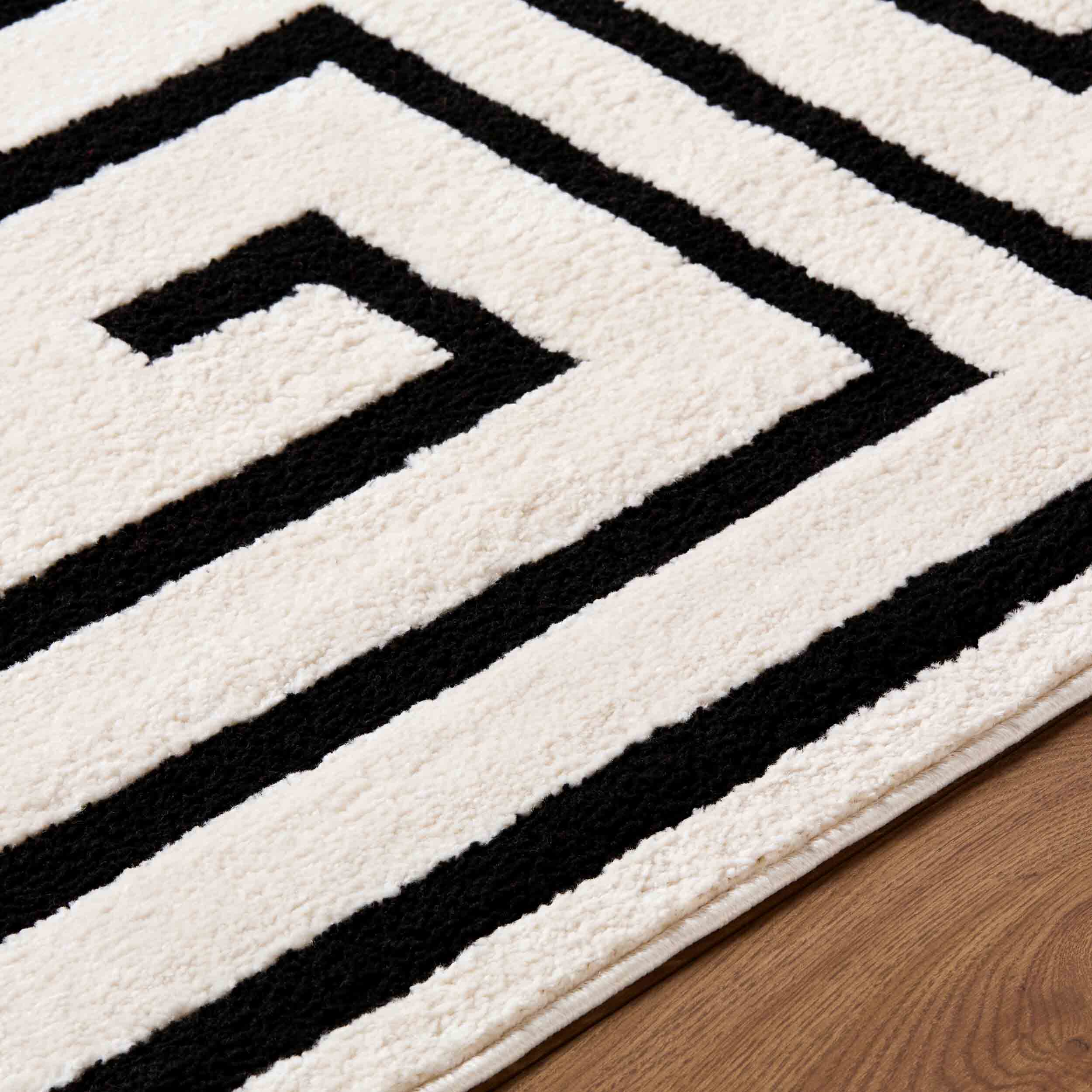 Rachel Zoe x Livabliss Rug The Studio Edit RZSE-2310, Cream/Black - Image 5
