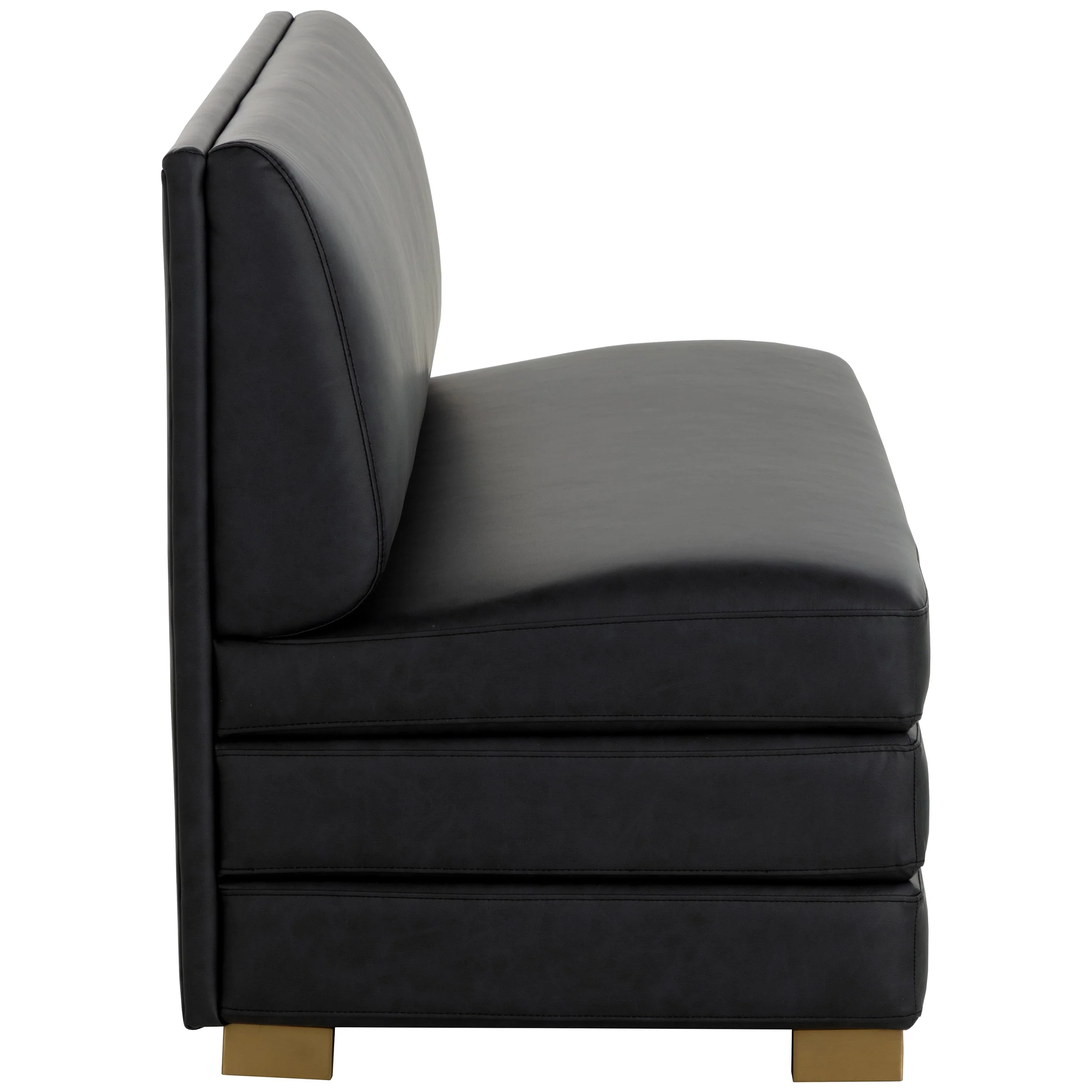 Radcliff Banquette, Bravo Black - Image 3