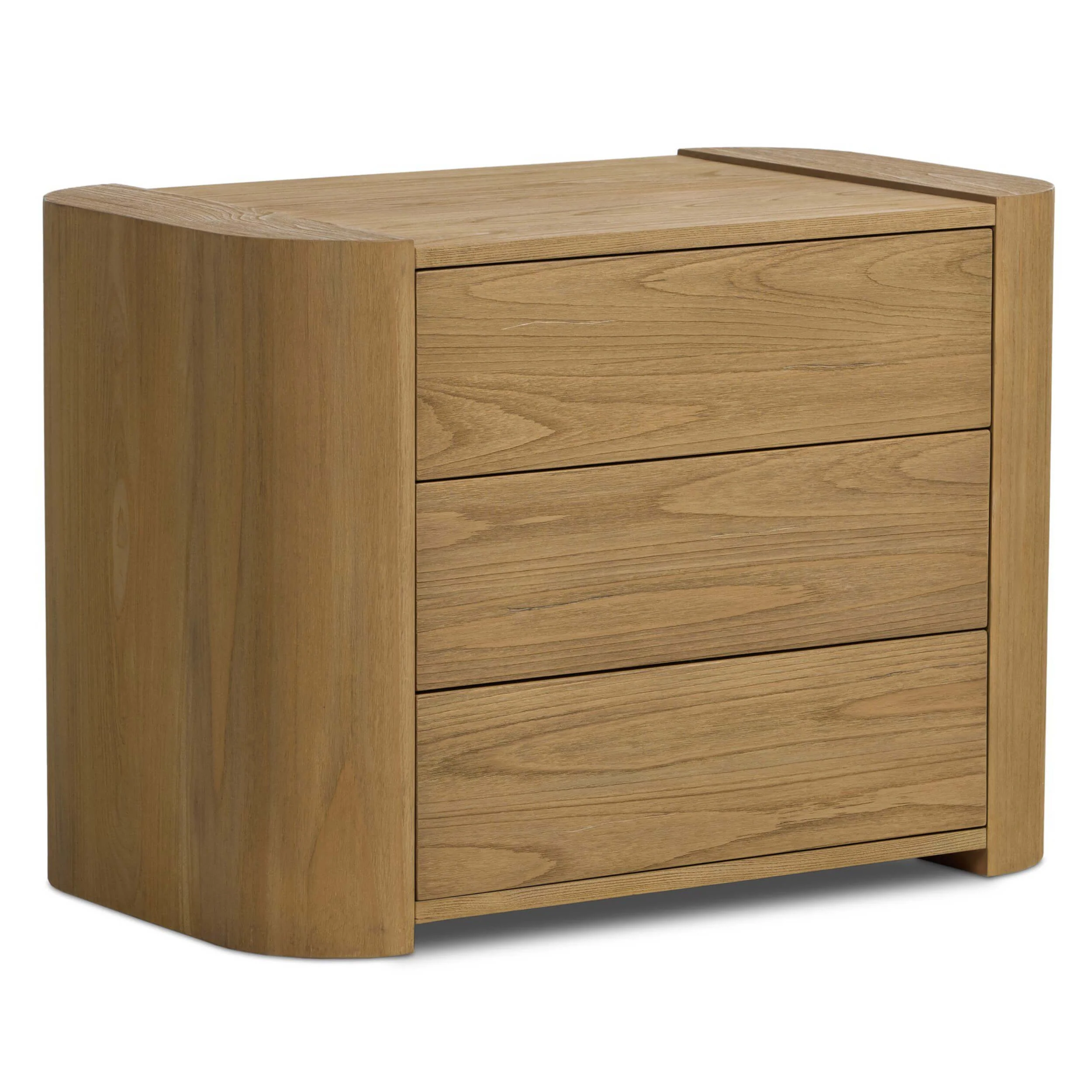 Radius Nightstand, Light Blonde Sungkai by Four Hands