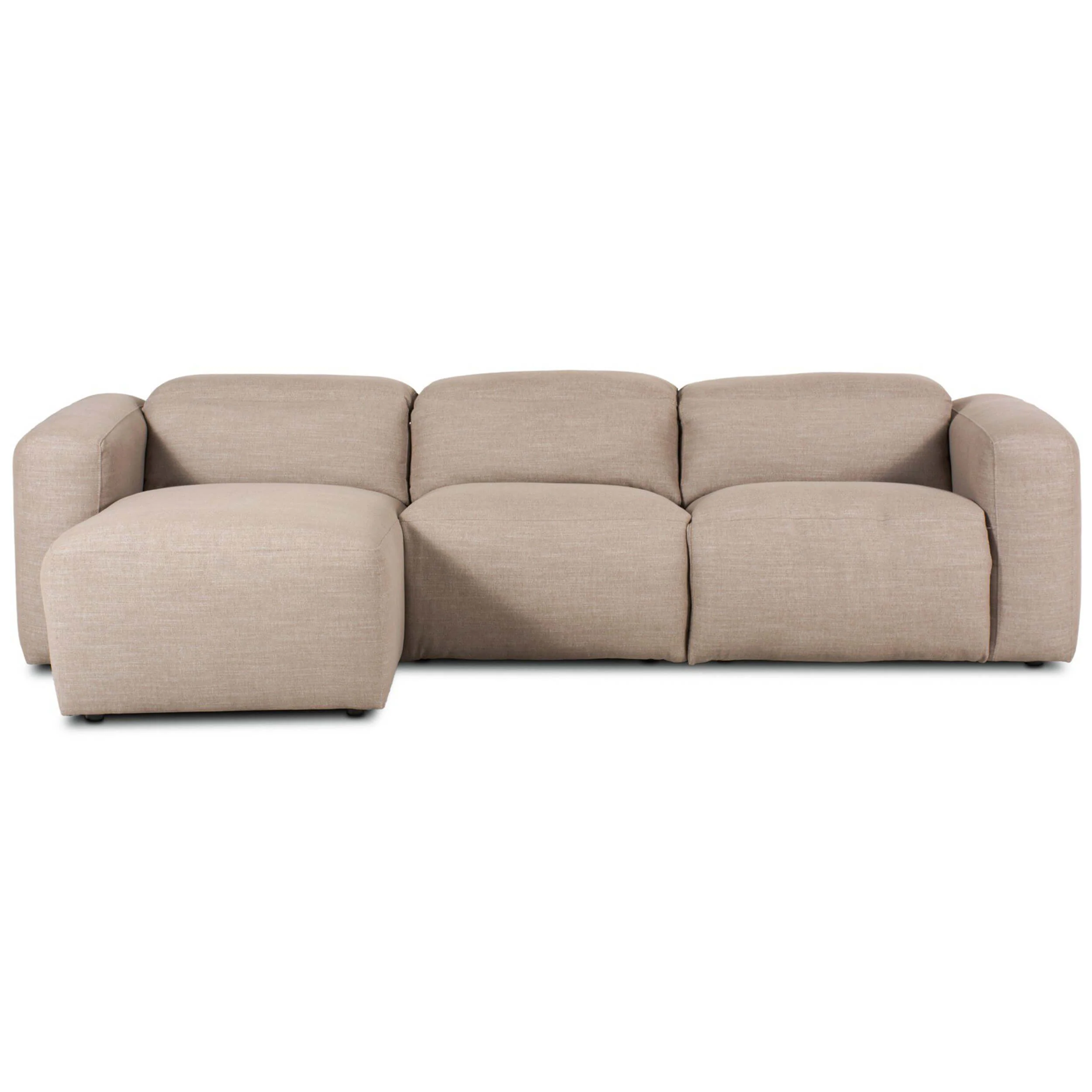 Radley 3 Piece Power Recliner Sectional w/Left Chaise, Nomad Taupe - Image 2
