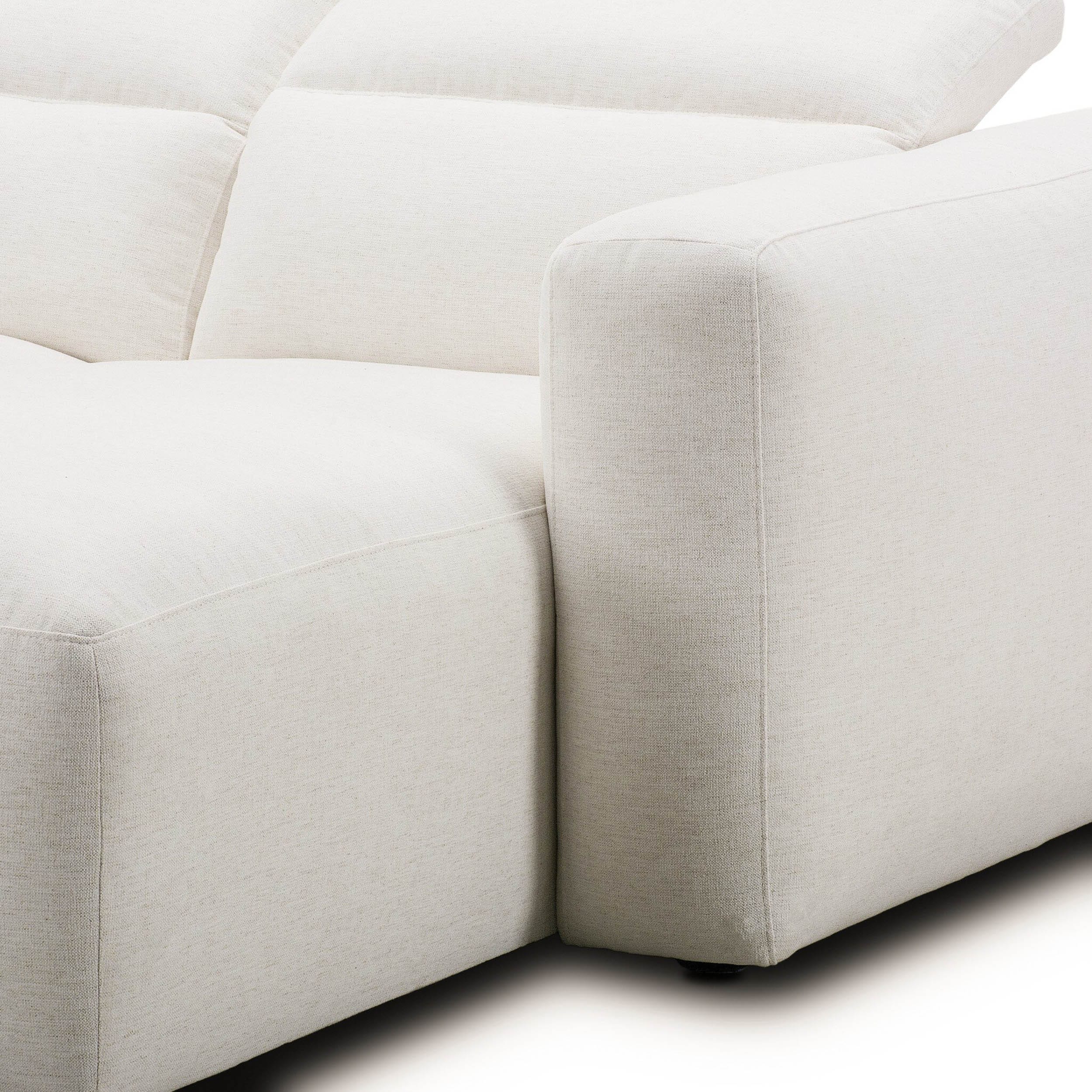 Radley 3 Piece Power Recliner Sectional w/Right Chaise, Nomad Snow by Four Hands - Image 5