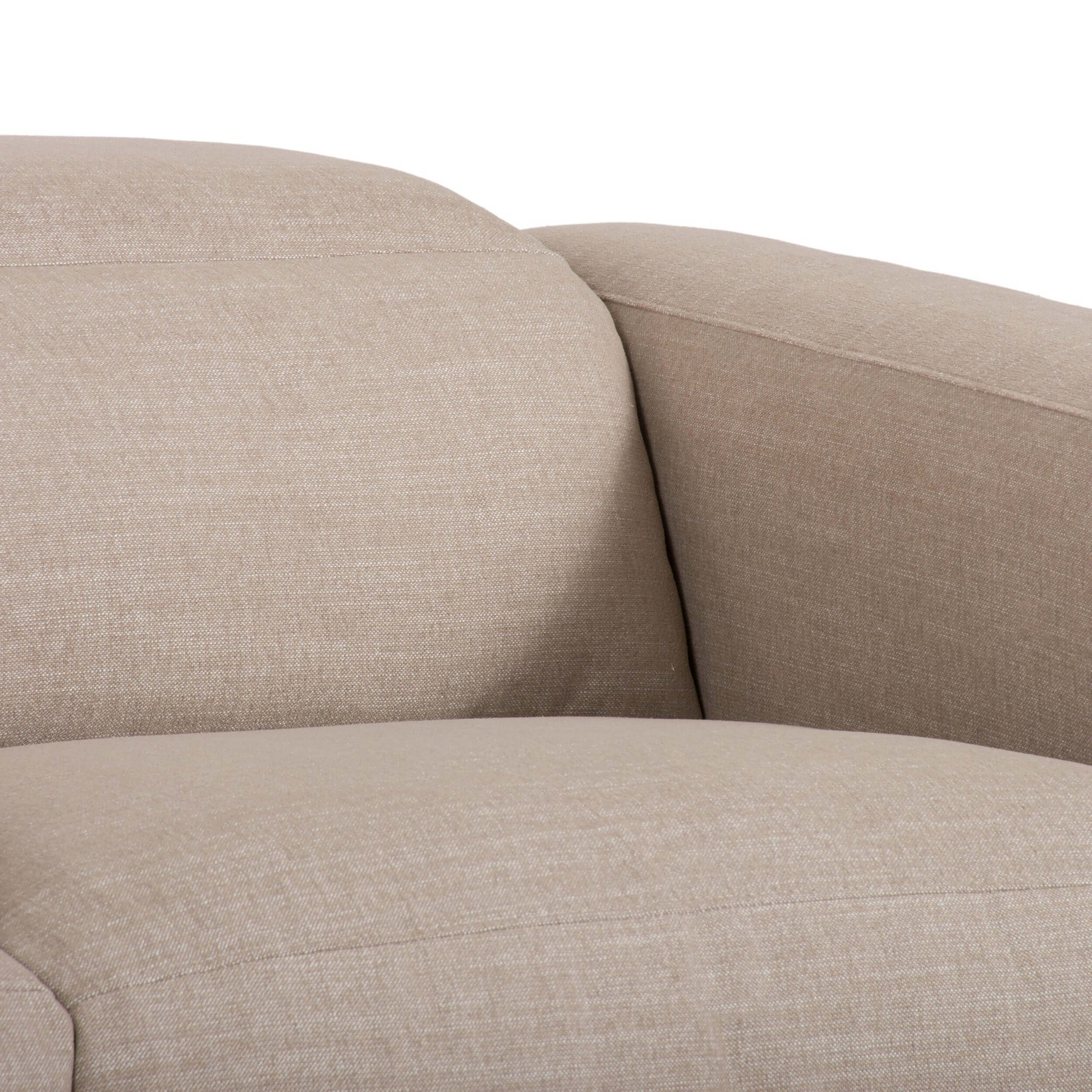 Radley 3 Piece Power Recliner Sectional w/Right Chaise, Nomad Taupe - Image 5