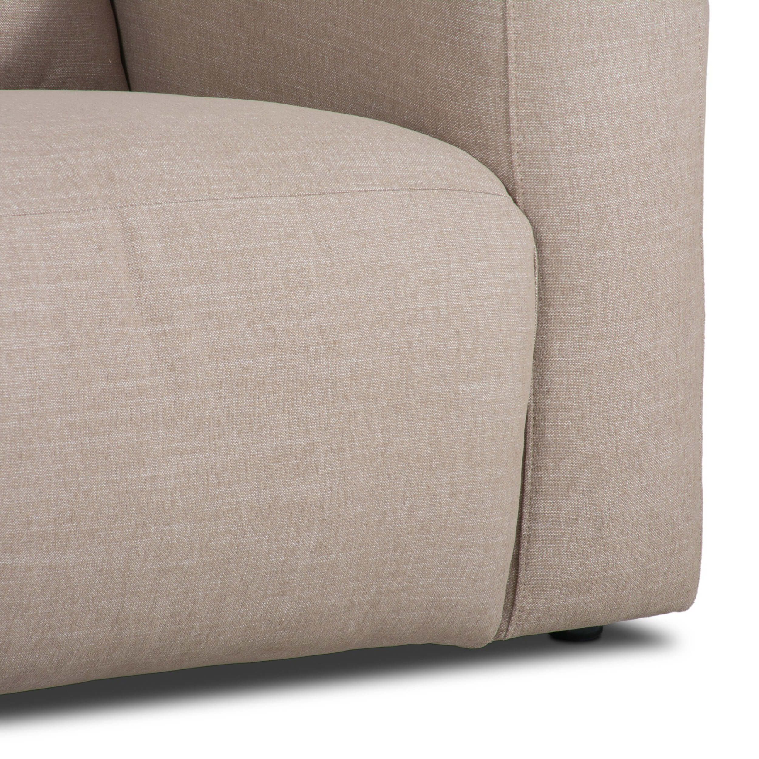 Radley 3 Piece Power Recliner Sectional w/Right Chaise, Nomad Taupe - Image 6
