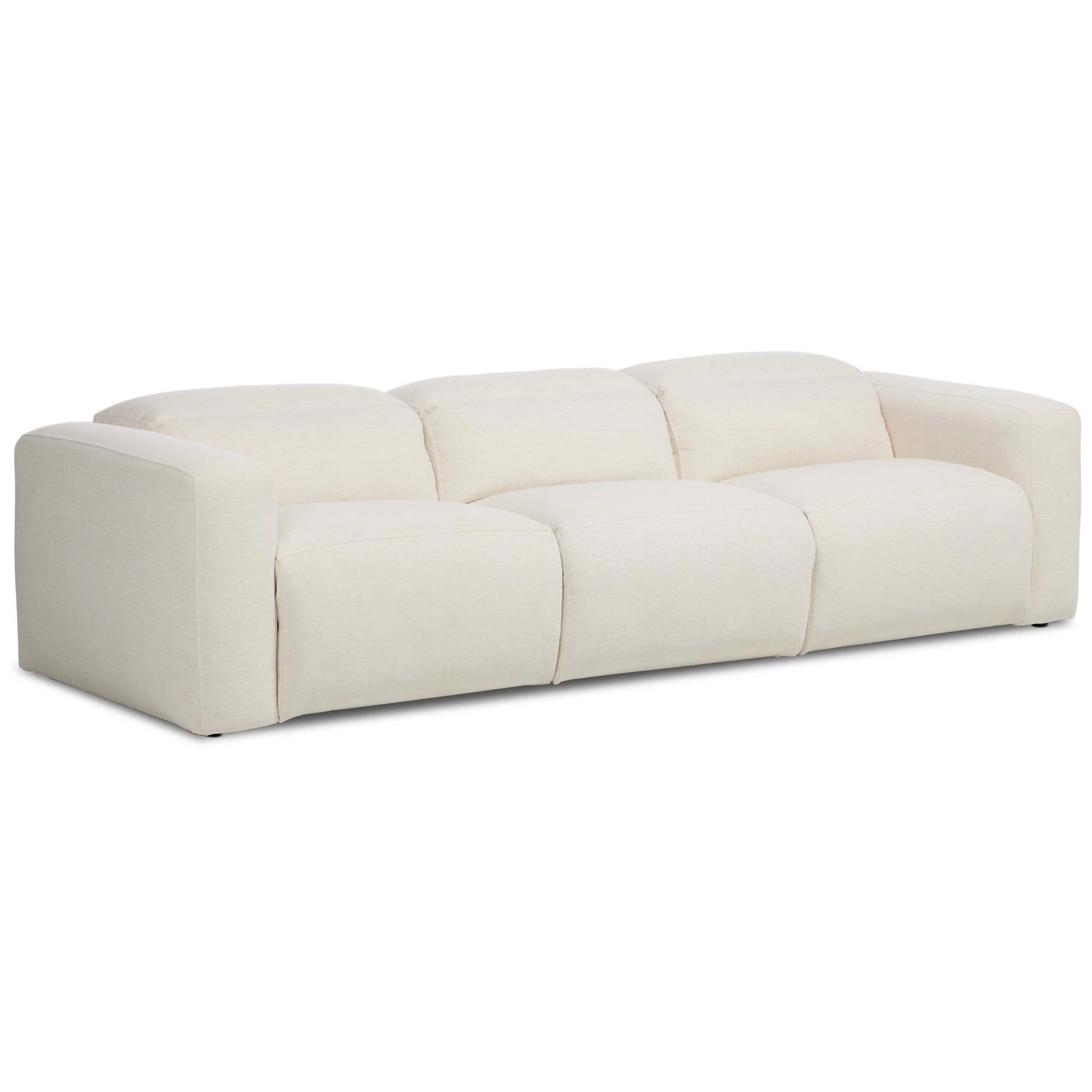Radley Power Recliner 3 Piece Sectional, Nomad Snow by Four Hands