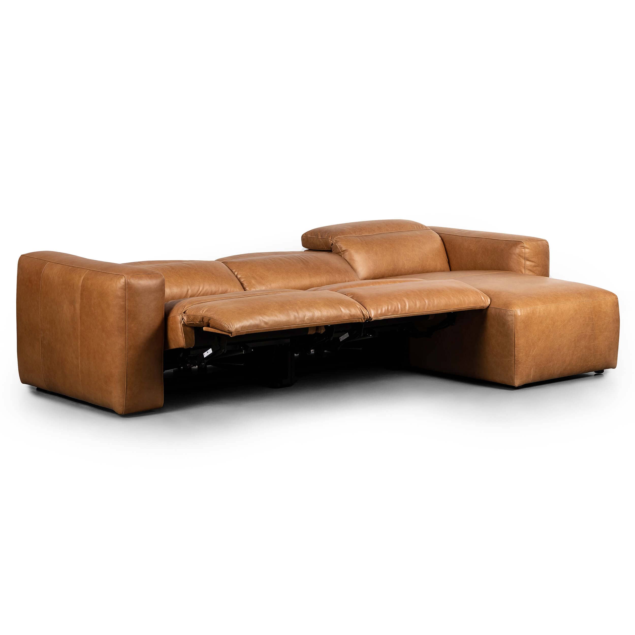 Radley Power Recliner Right Chaise Sectional, Sonoma Butterscotch by Four Hands - Image 5