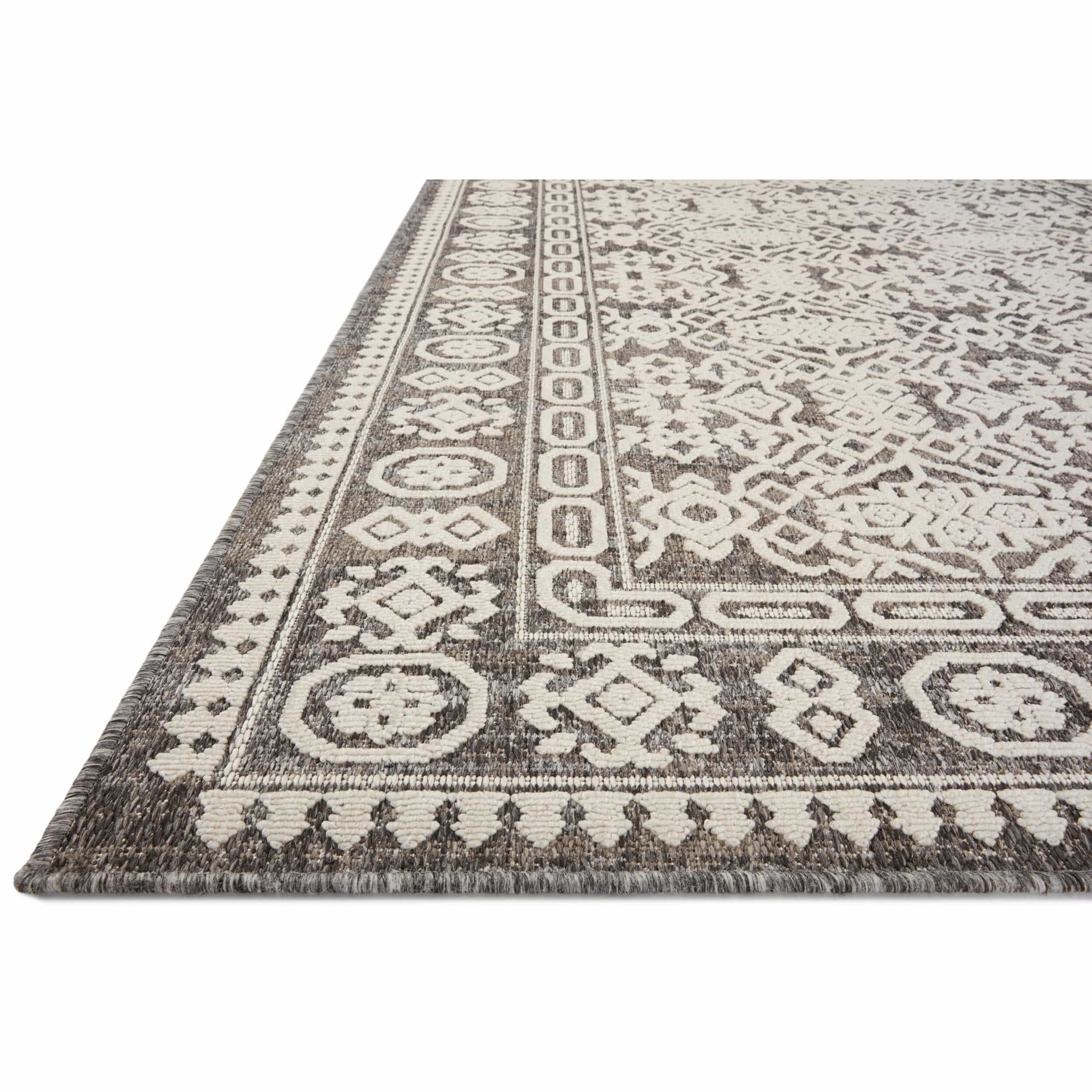 Loloi Rug Rainier RAI-02, Pebble/Ivory - Image 2