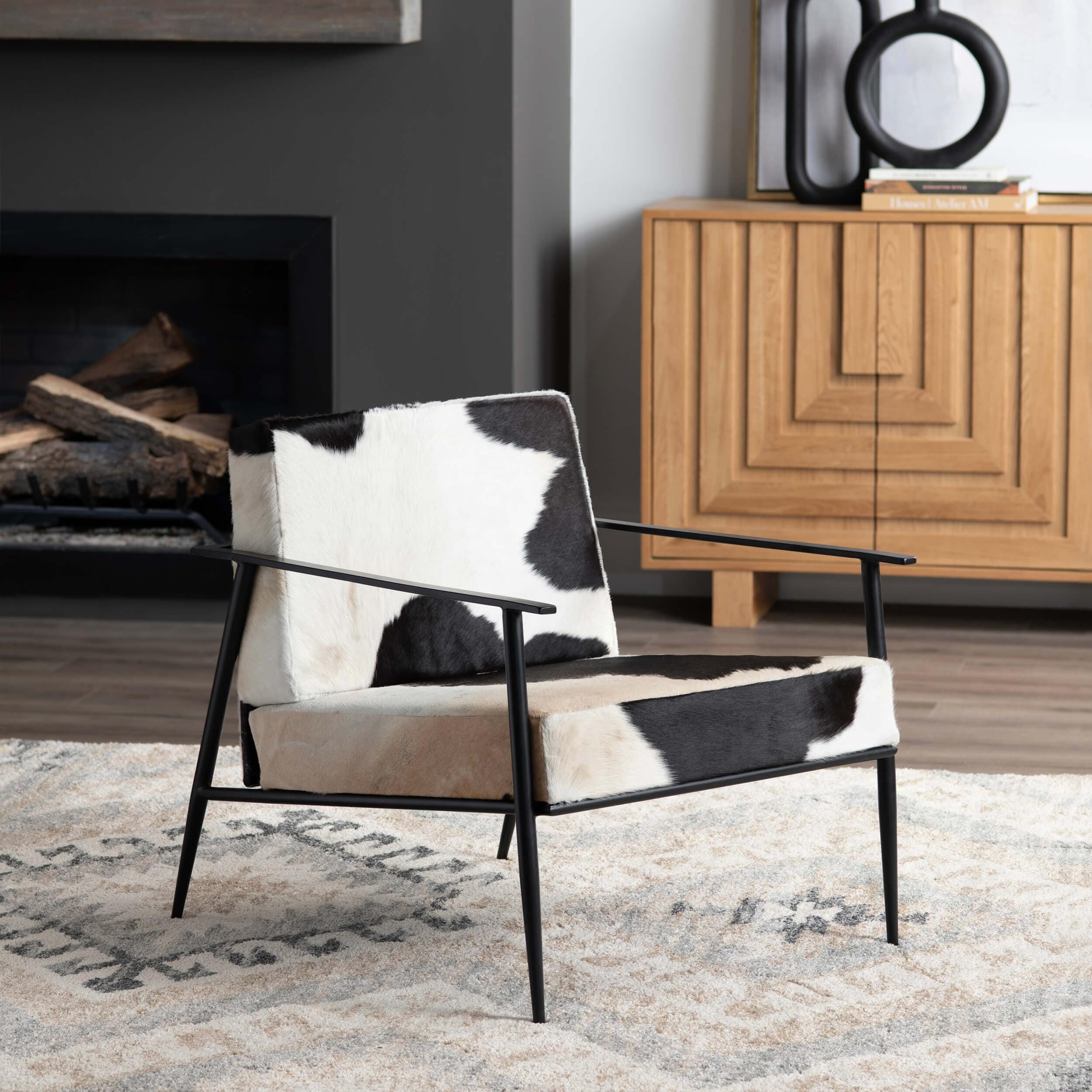 Ranchero Chair, Black/White - Image 5