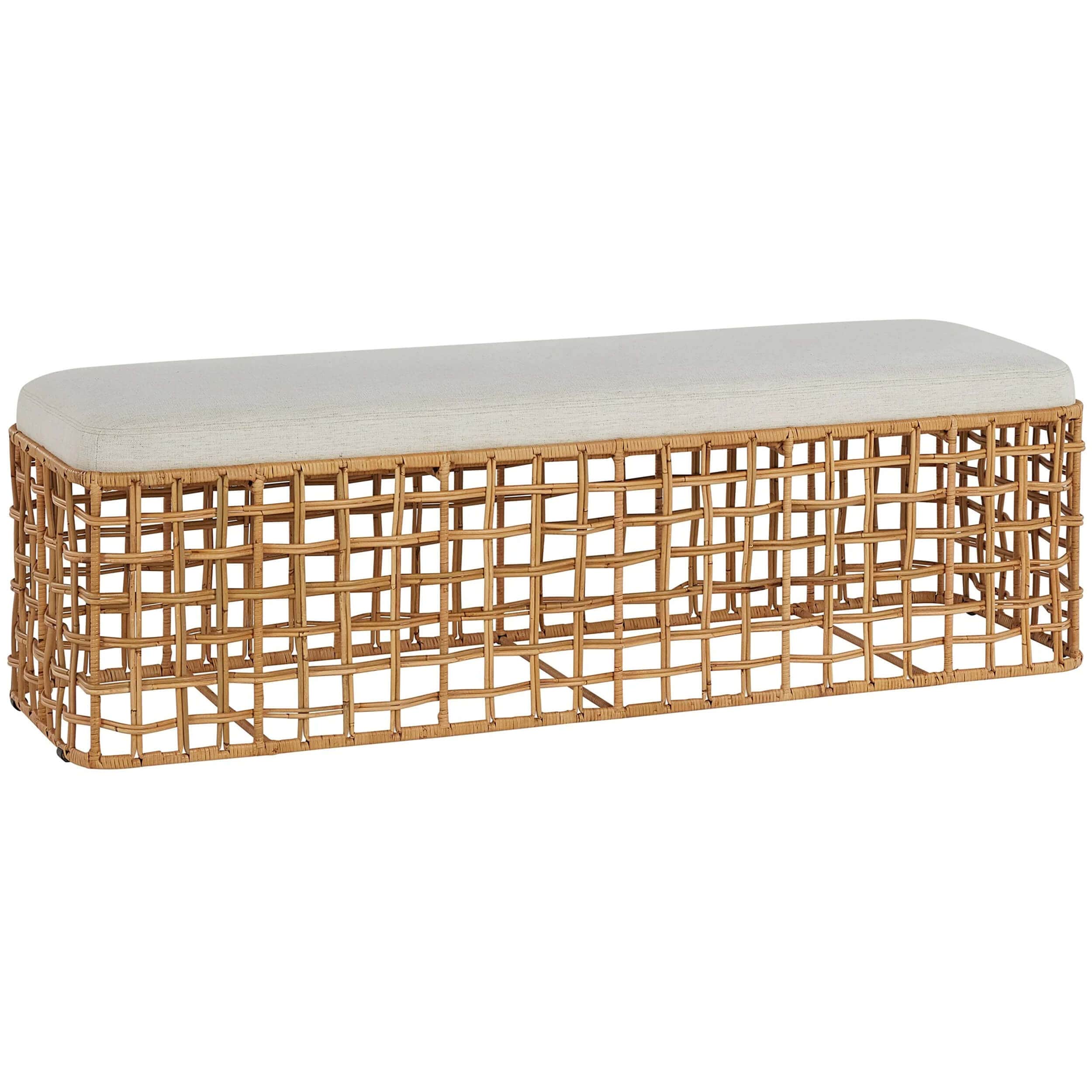 Rattan Bench