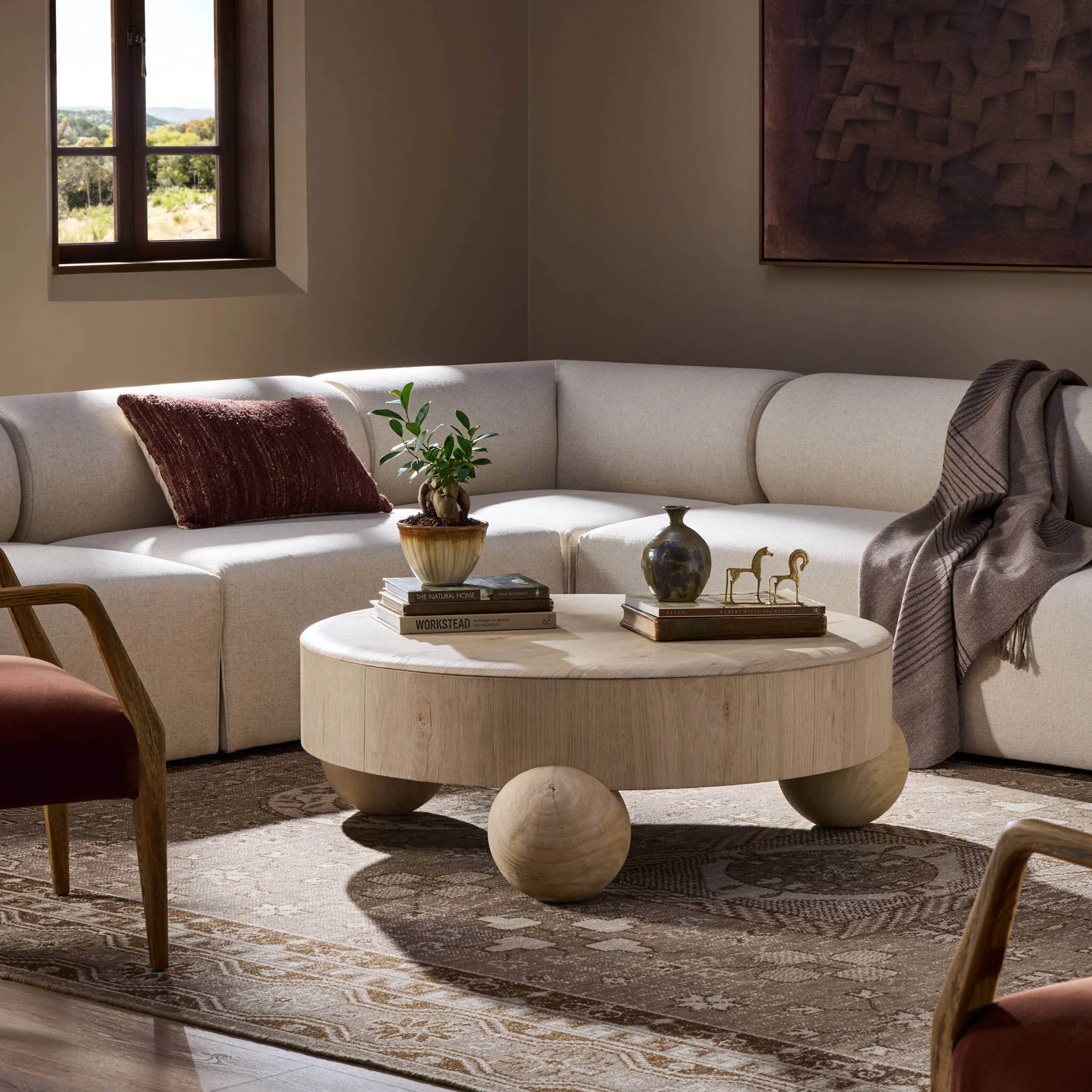 Raul Coffee Table, White Oak by Four Hands - Image 6