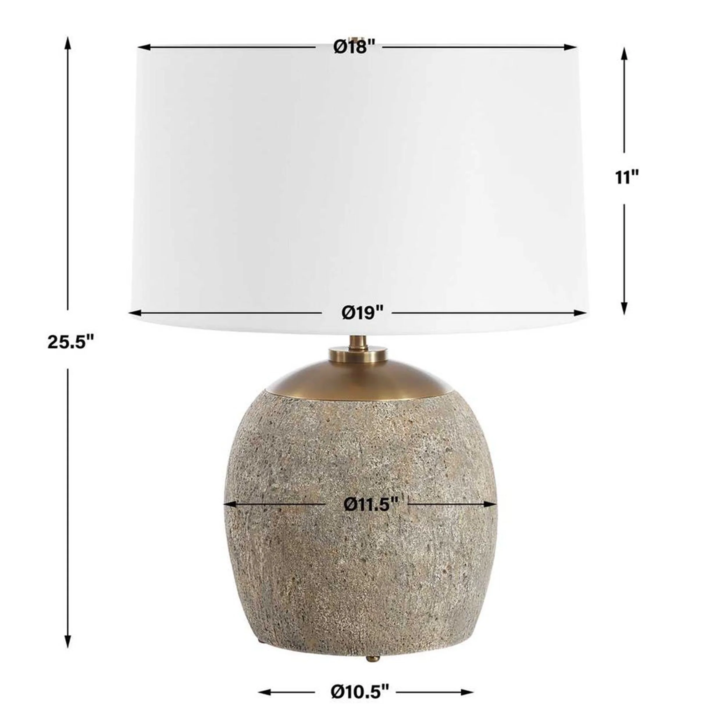 Raylan Table Lamp, Brown - Image 7