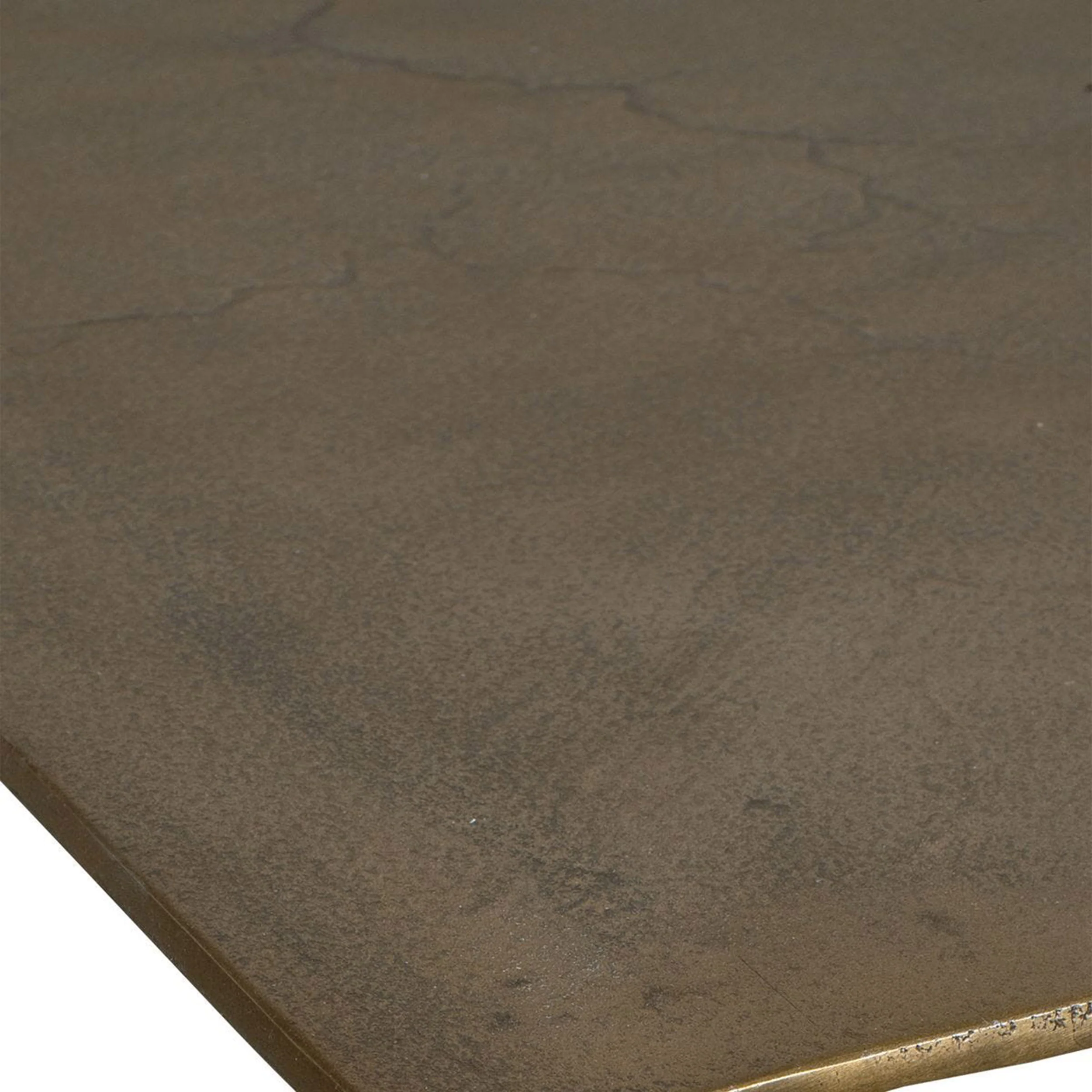 Reade Coffee Table, Antique Brass - Image 4