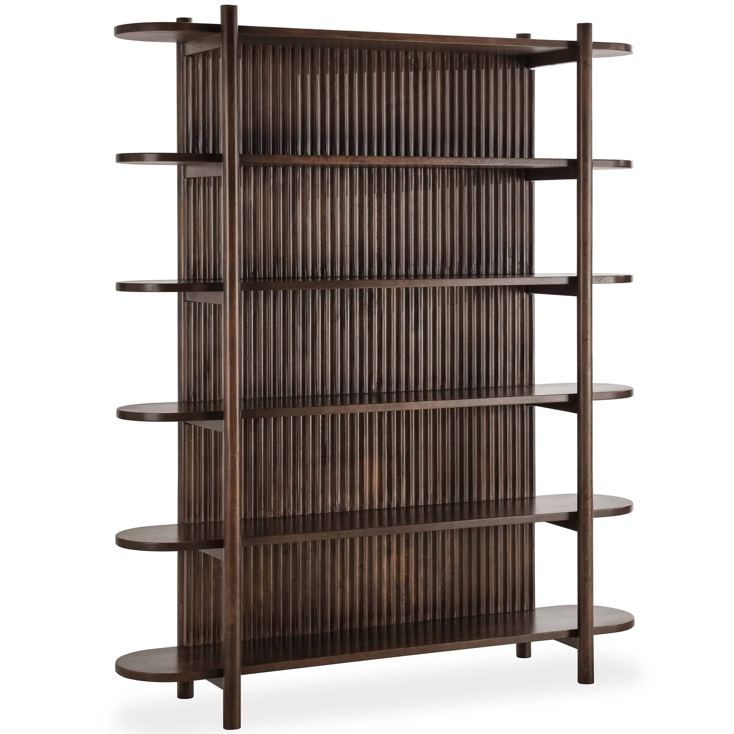 Redford Bookcase, Bark Brown
