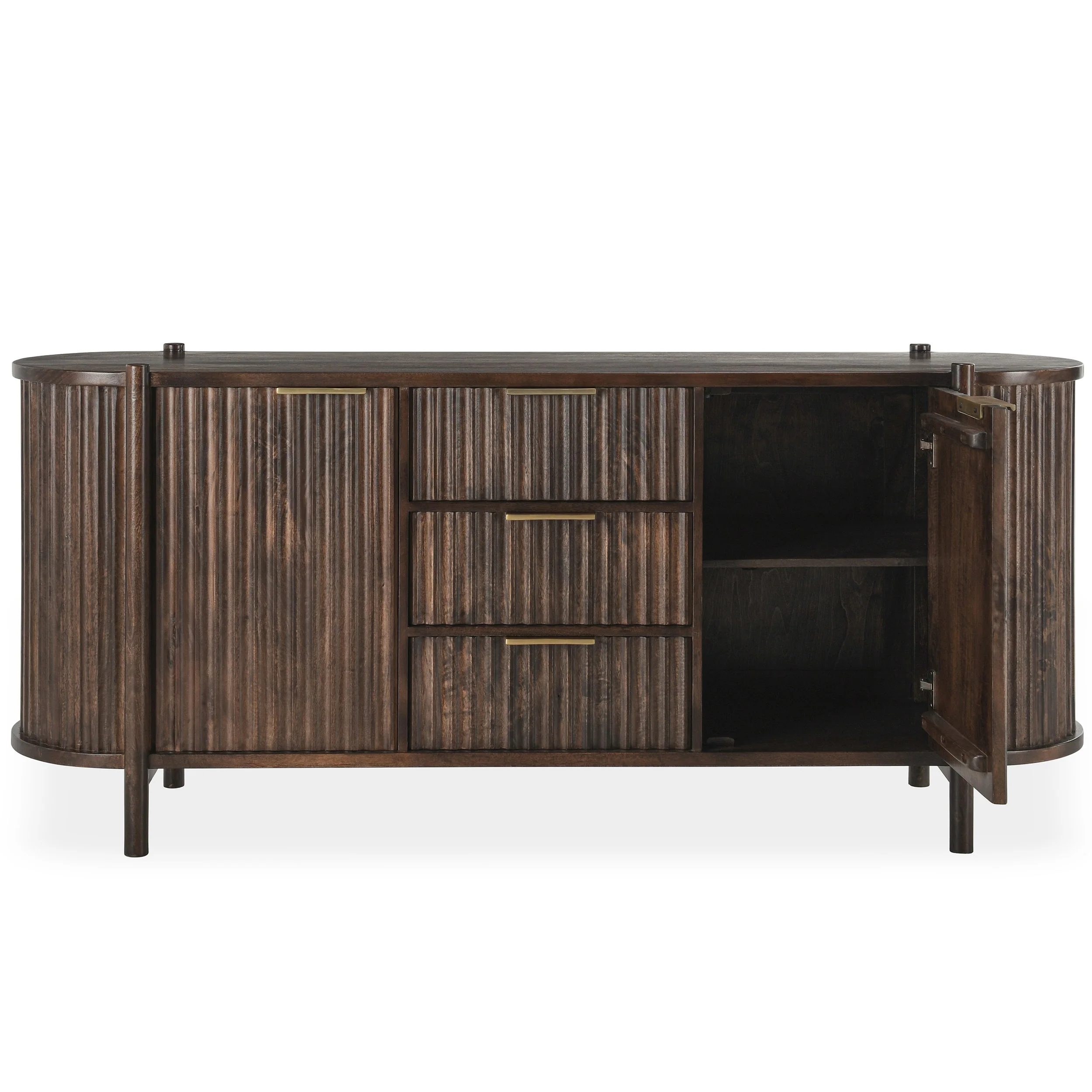Redford Cabinet, Bark Brown - Image 4