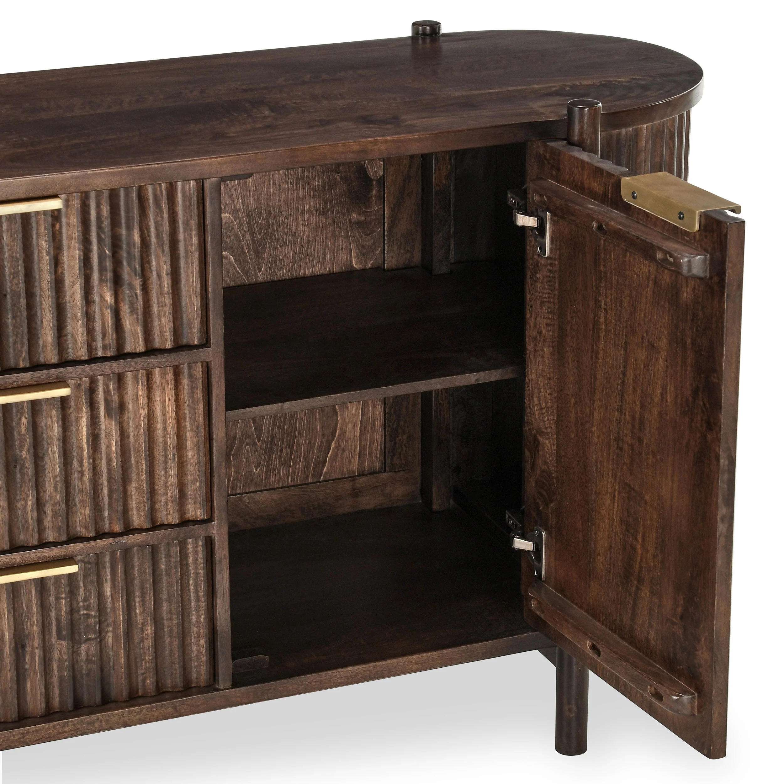 Redford Cabinet, Bark Brown - Image 6