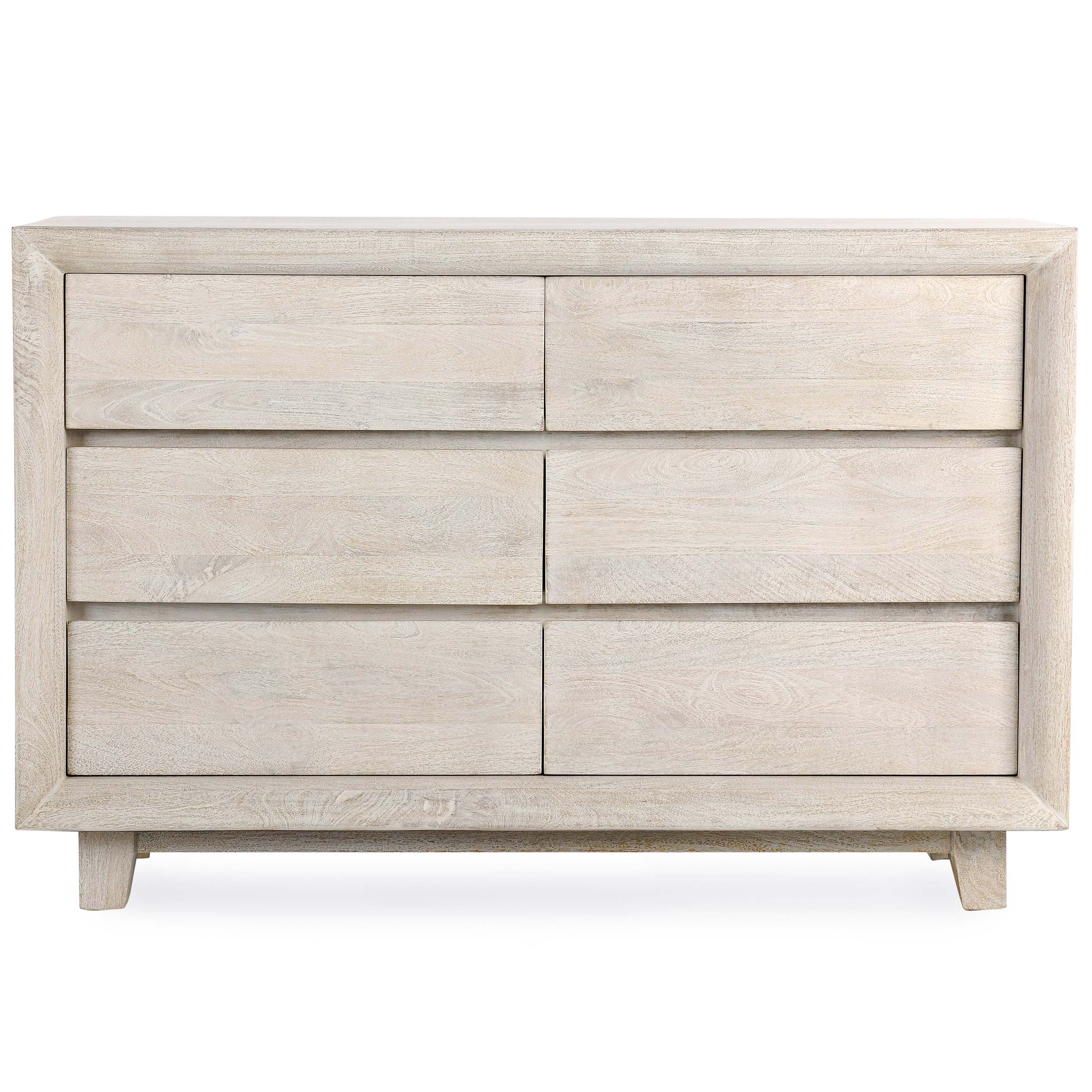 Reece 6 Drawer Dresser, Seashell White - Image 2