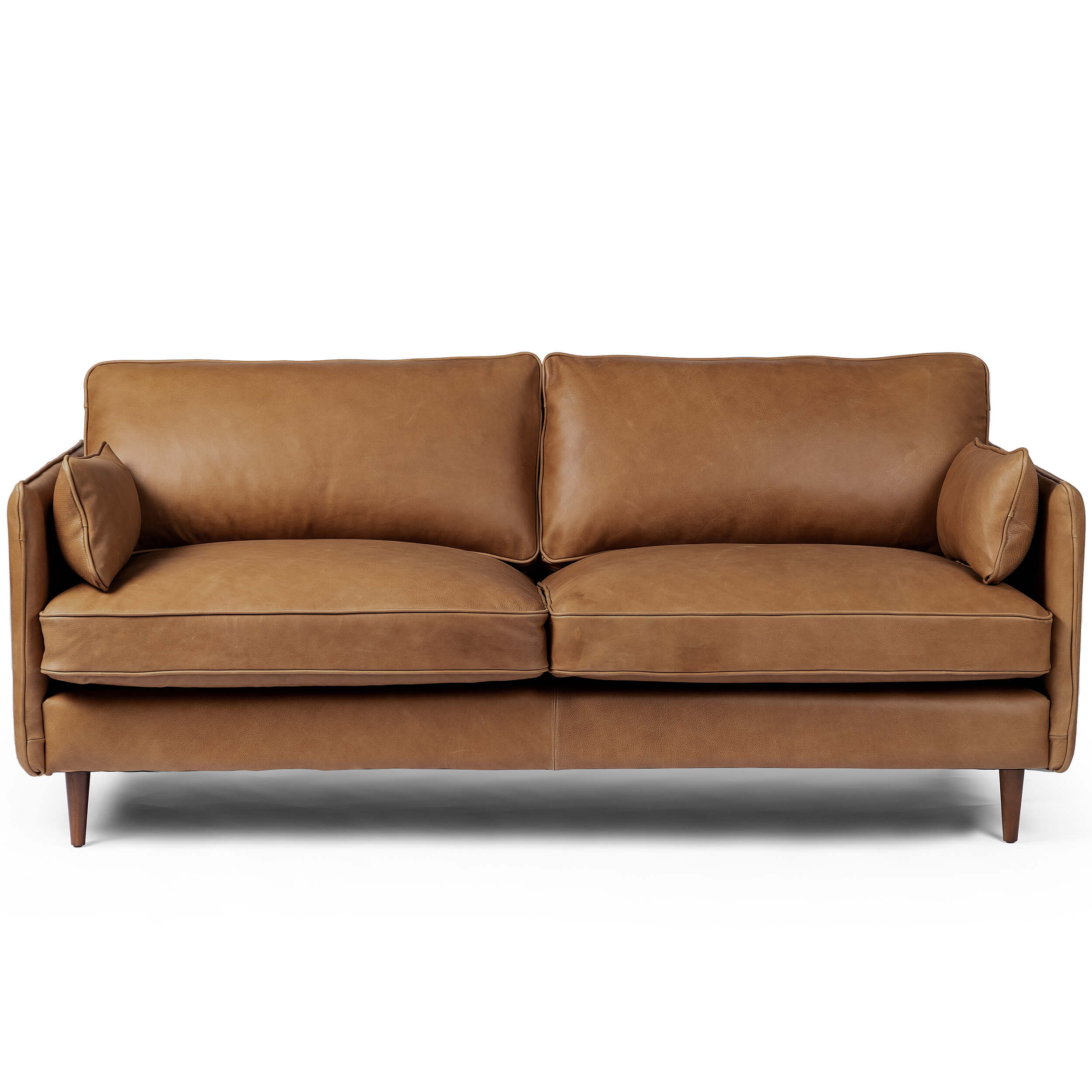 Reese Leather Sofa, Palermo Cognac by Four Hands