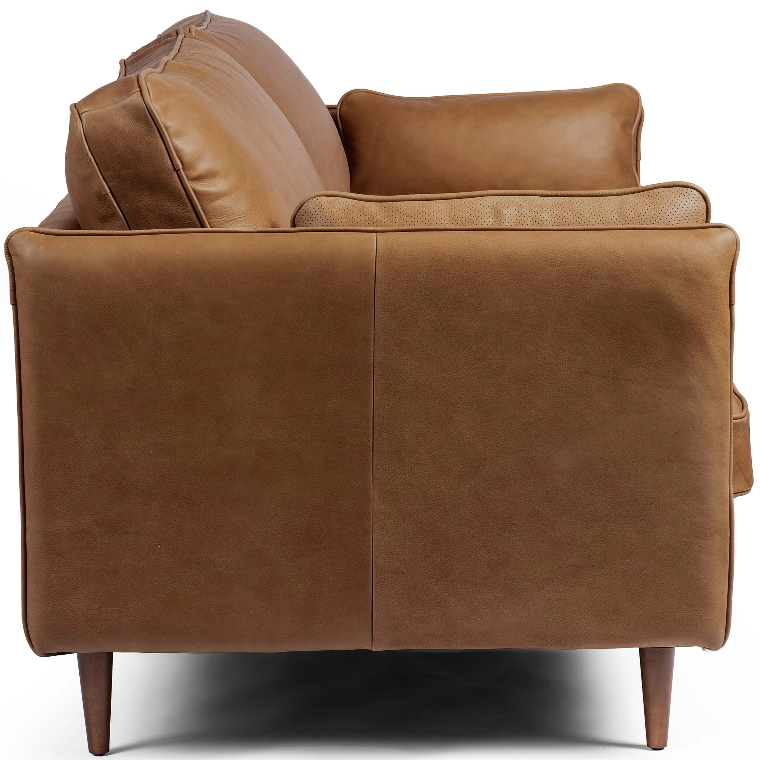 Reese Leather Sofa, Palermo Cognac by Four Hands - Image 3