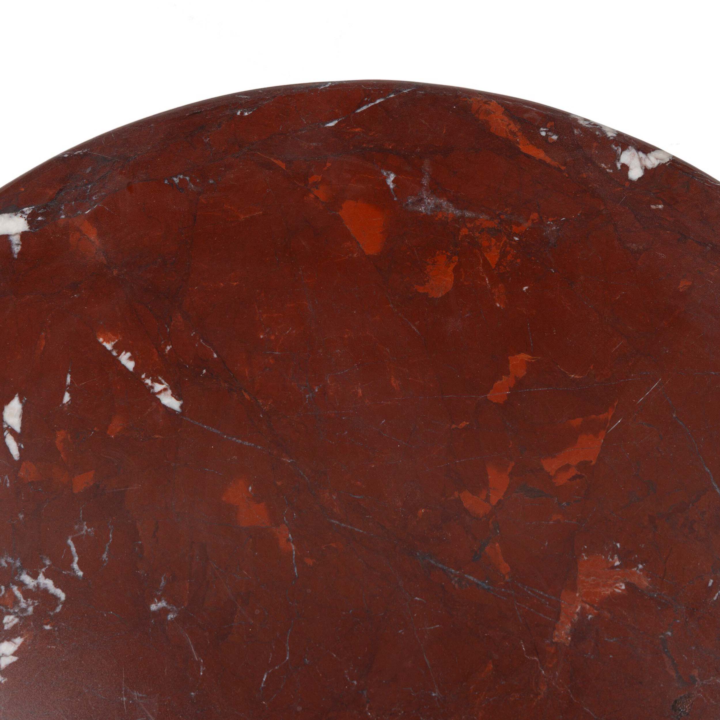 Reeves Large End Table, Cordovan Marble by Four Hands - Image 4