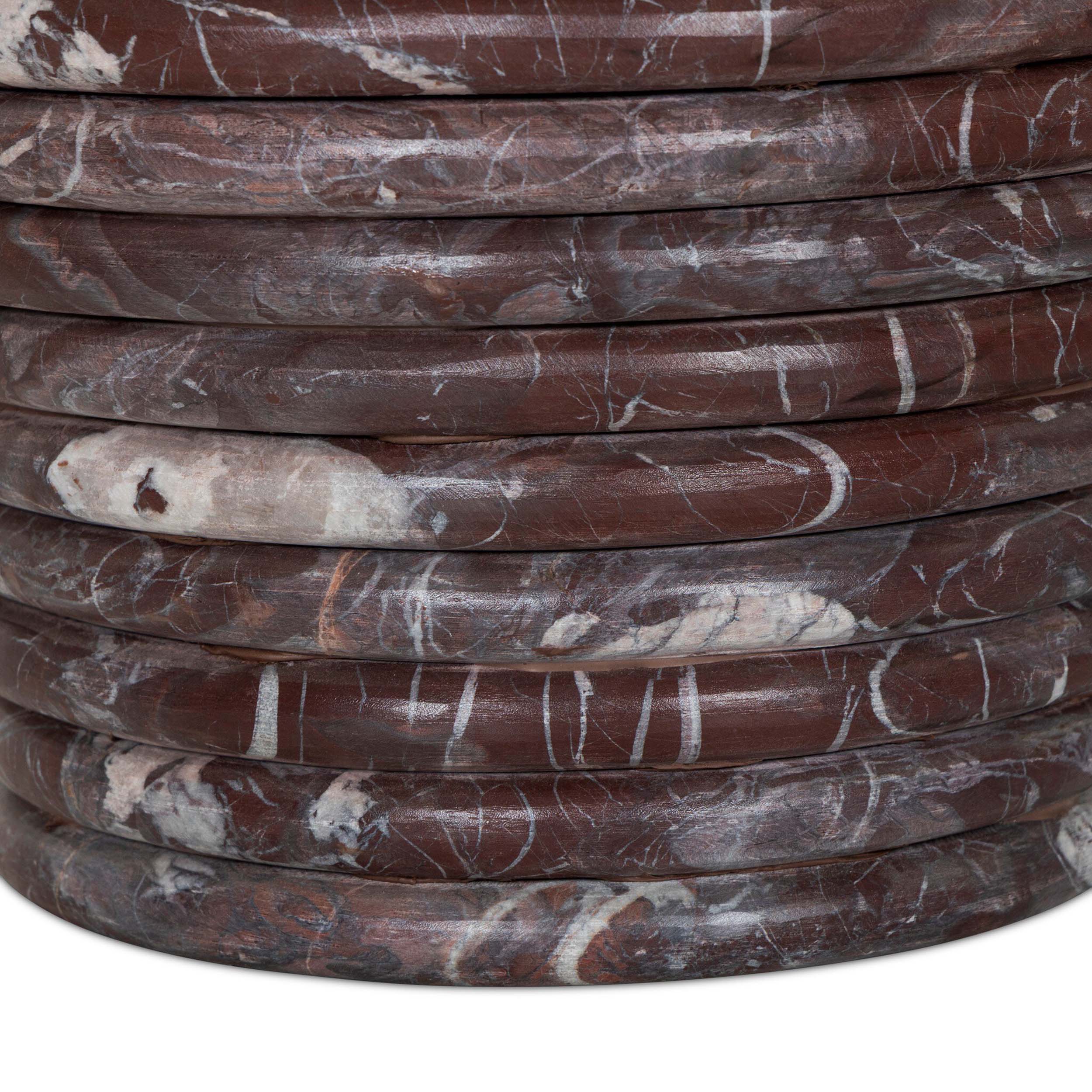 Reeves Large End Table, Cordovan Marble by Four Hands - Image 7
