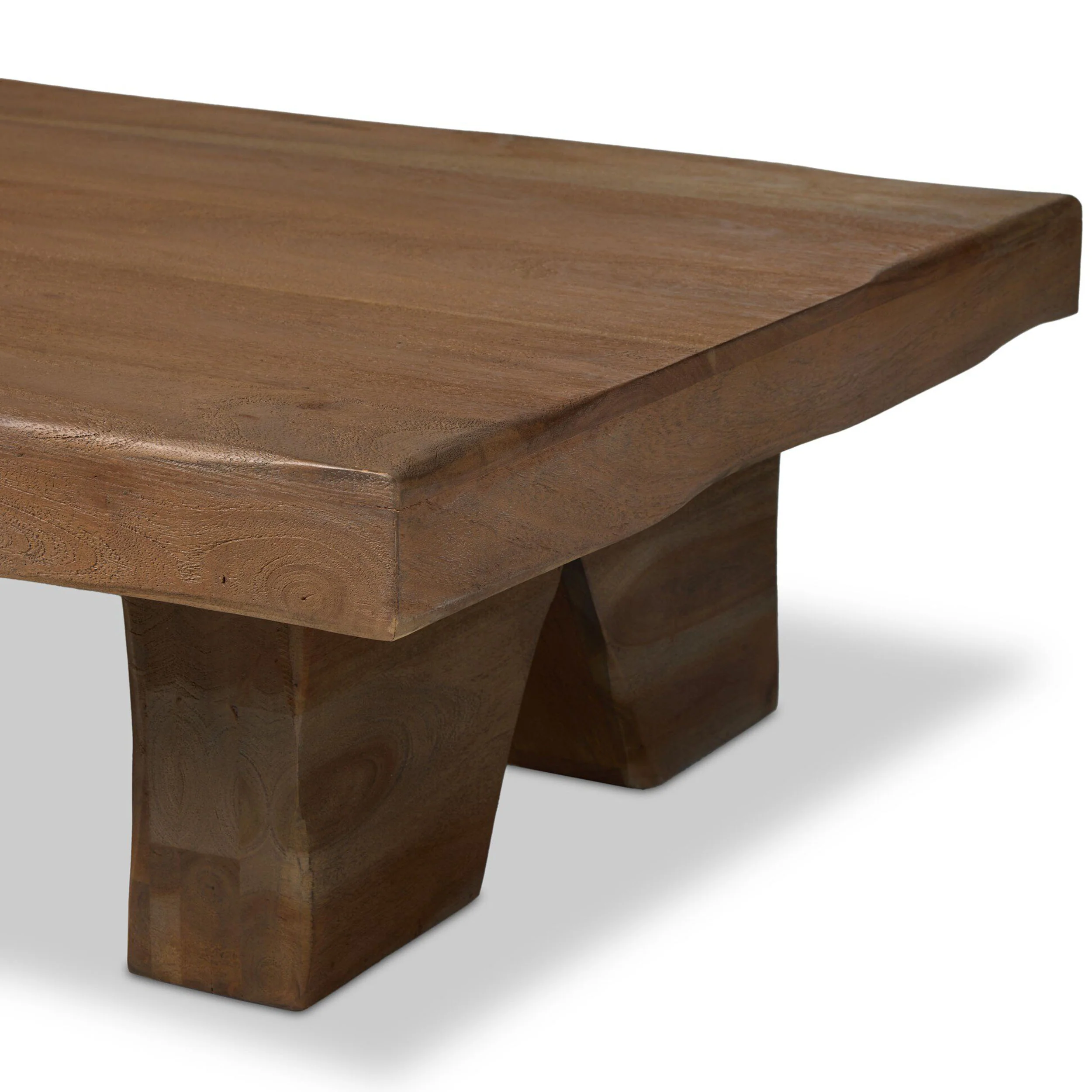 Reid Coffee Table, Medium Brown by Four Hands - Image 5