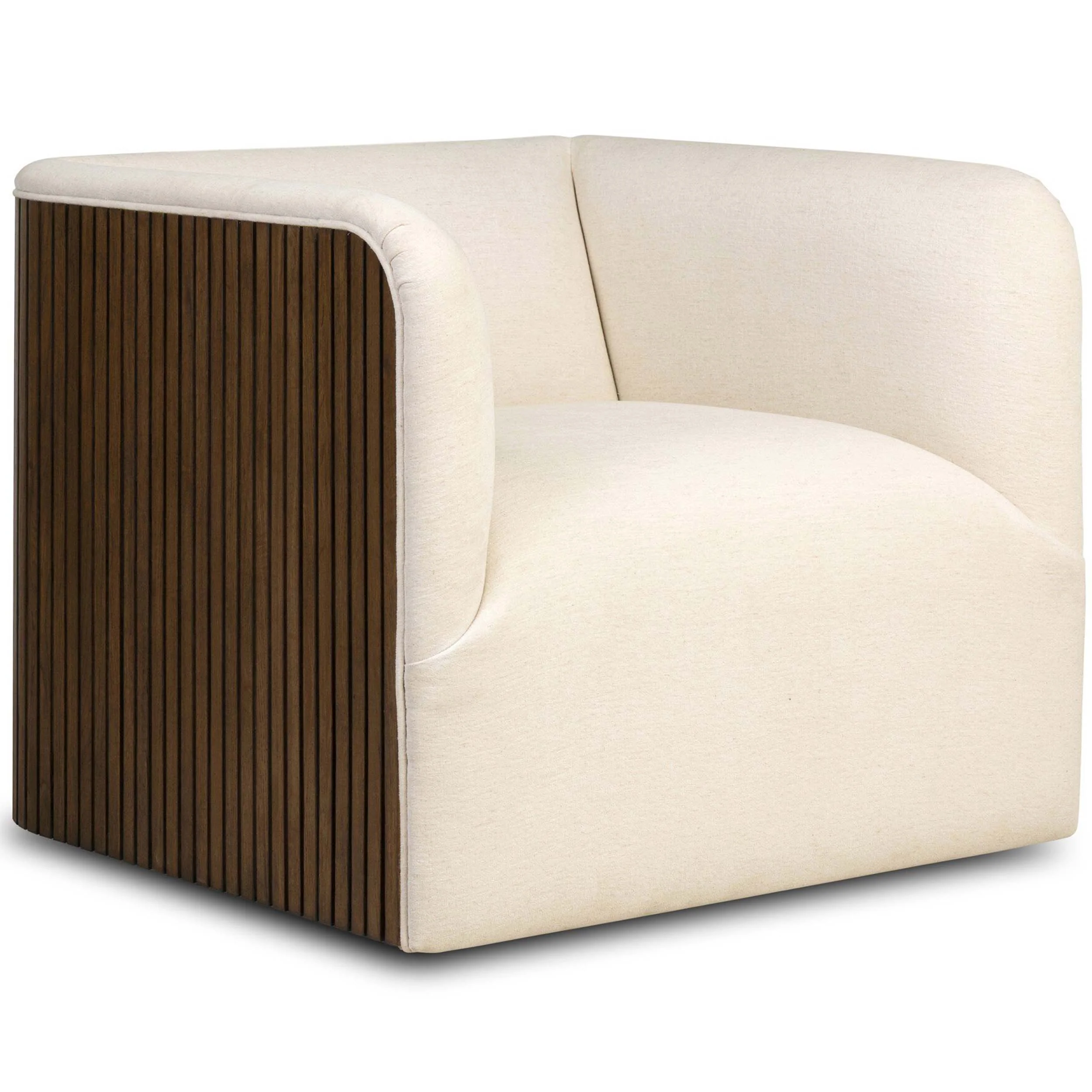 Rory Swivel Chair, Laughlin Bone by Four Hands