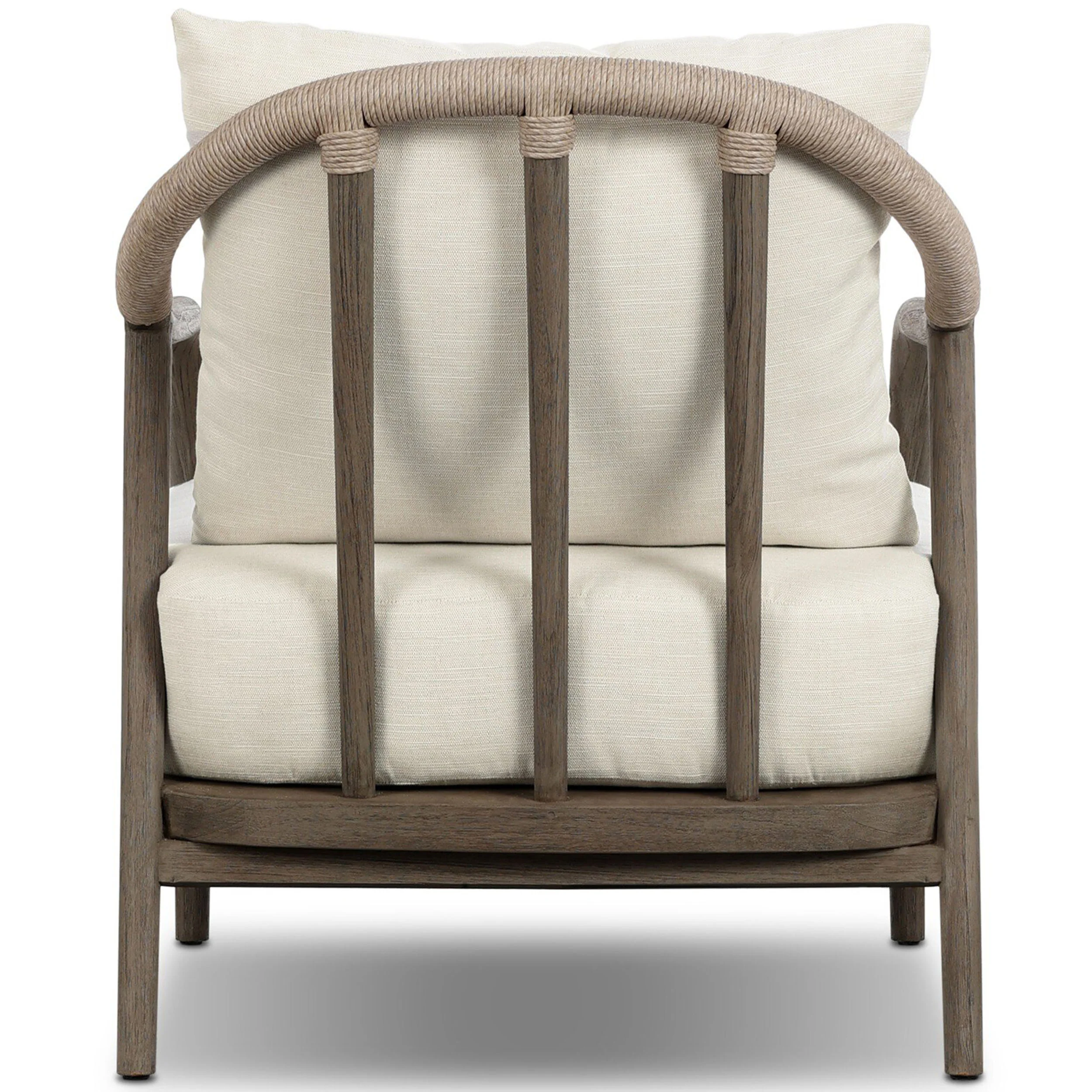 Remi Outdoor Chair, Cream by Four Hands - Image 4