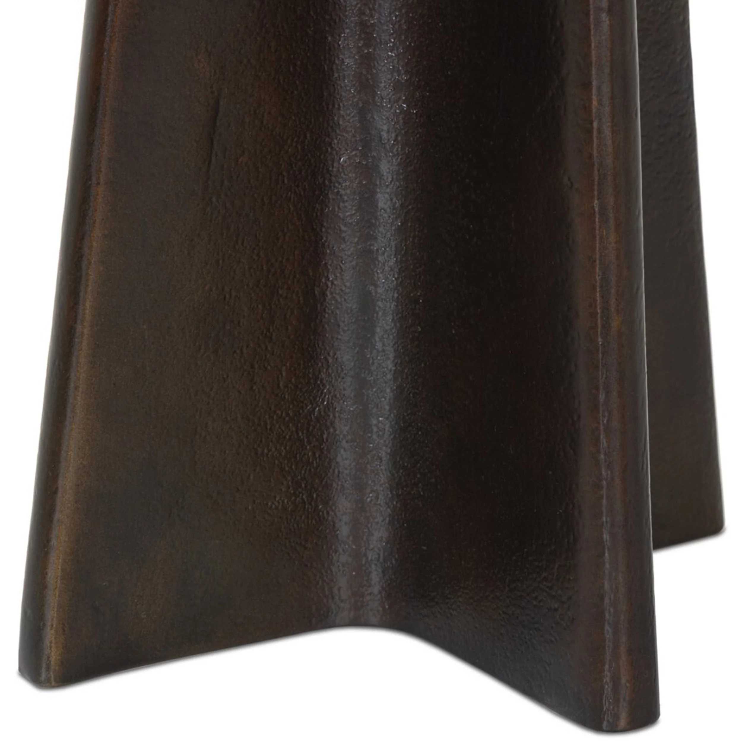 Remo End Table, Distressed Bronze by Four Hands - Image 6