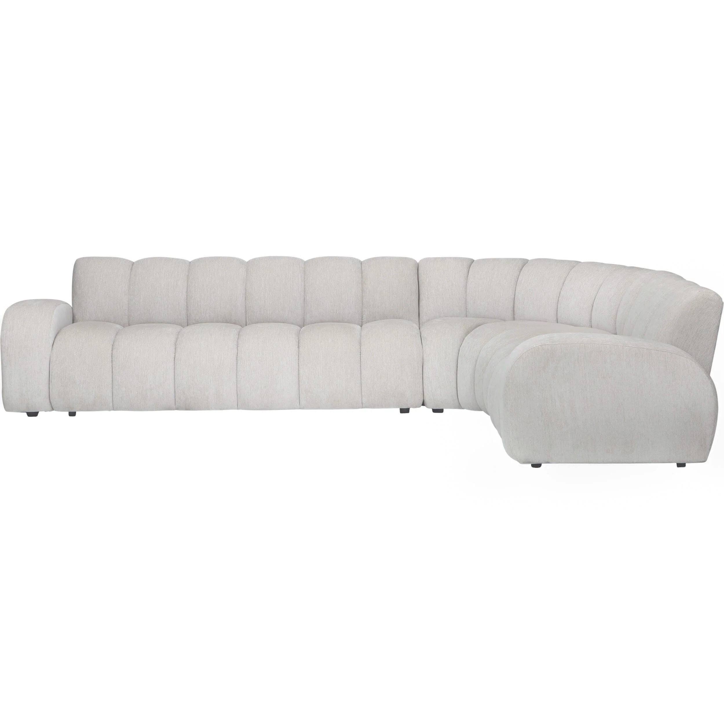 Renzo Sectional, Synergy Oatmeal - Image 2