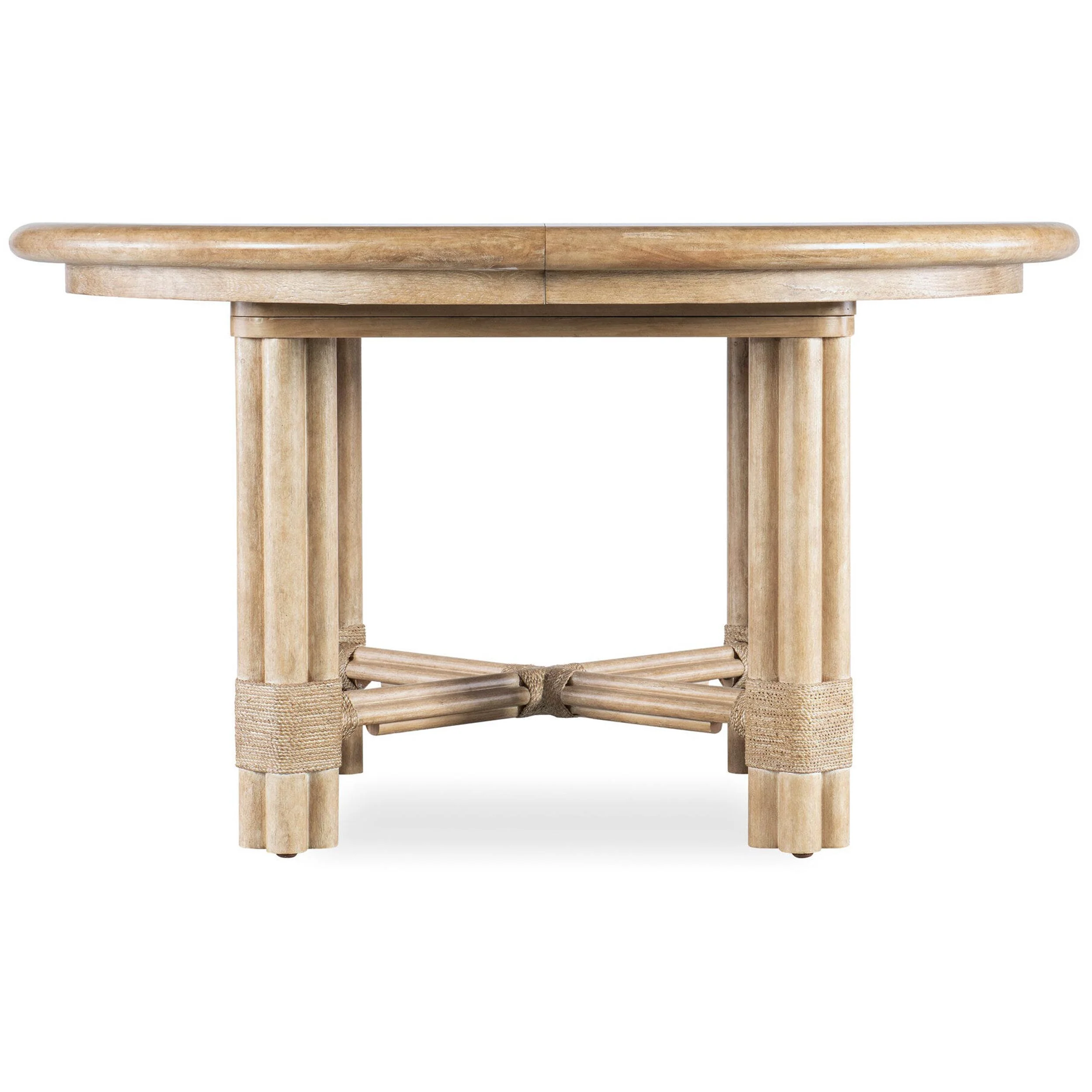Retreat Pole Rattan Round Dining Table, Dune - Image 2