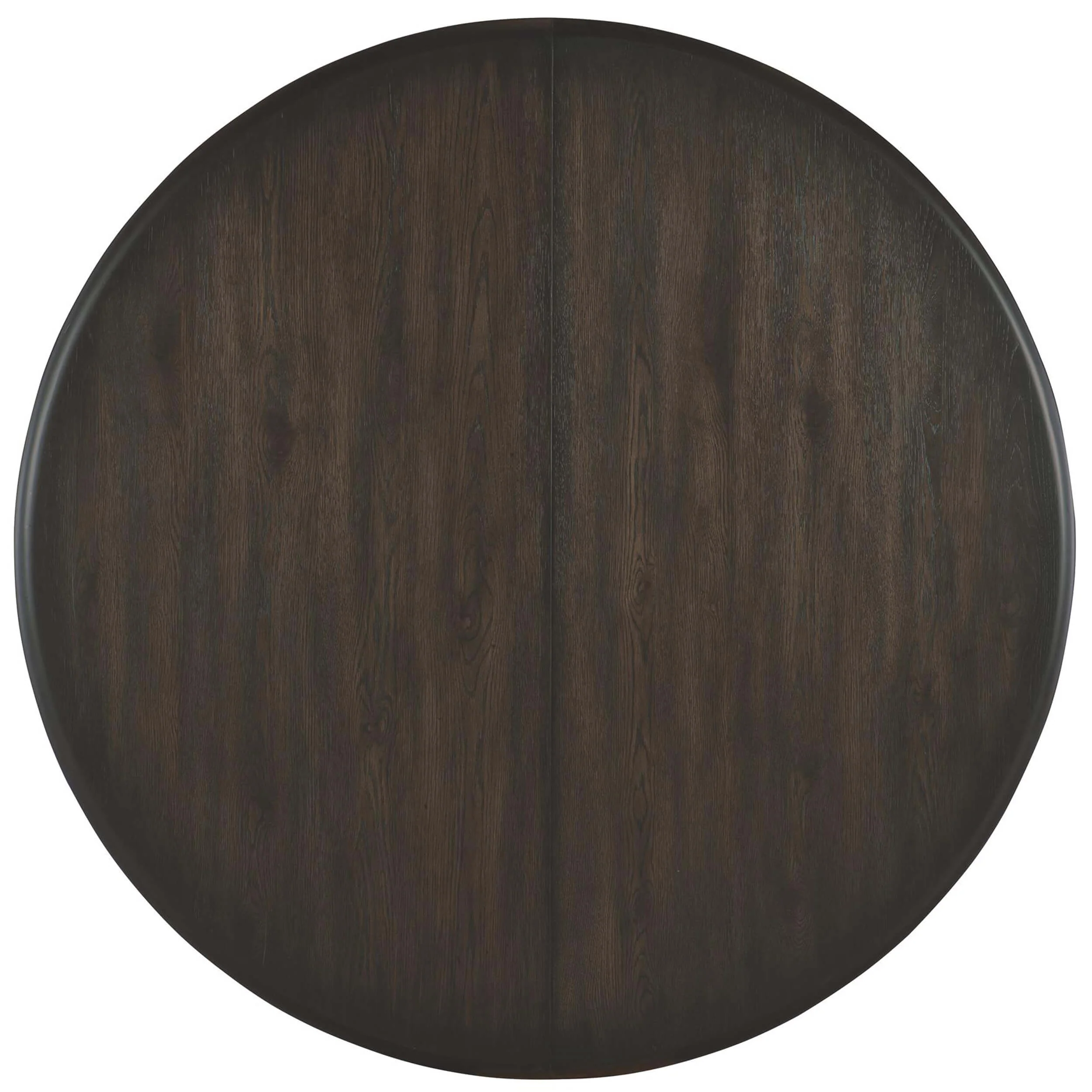 Retreat Pole Rattan Round Dining Table, Black Sand - Image 3