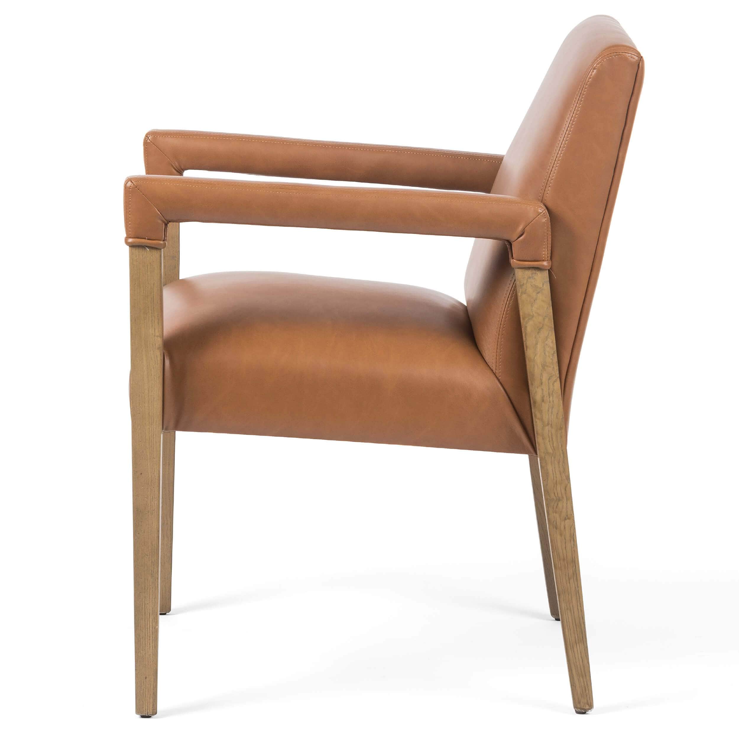 Reuben Dining Chair, Sierra Butterscotch/Nettlewood, Set of 2 by Four Hands - Image 3