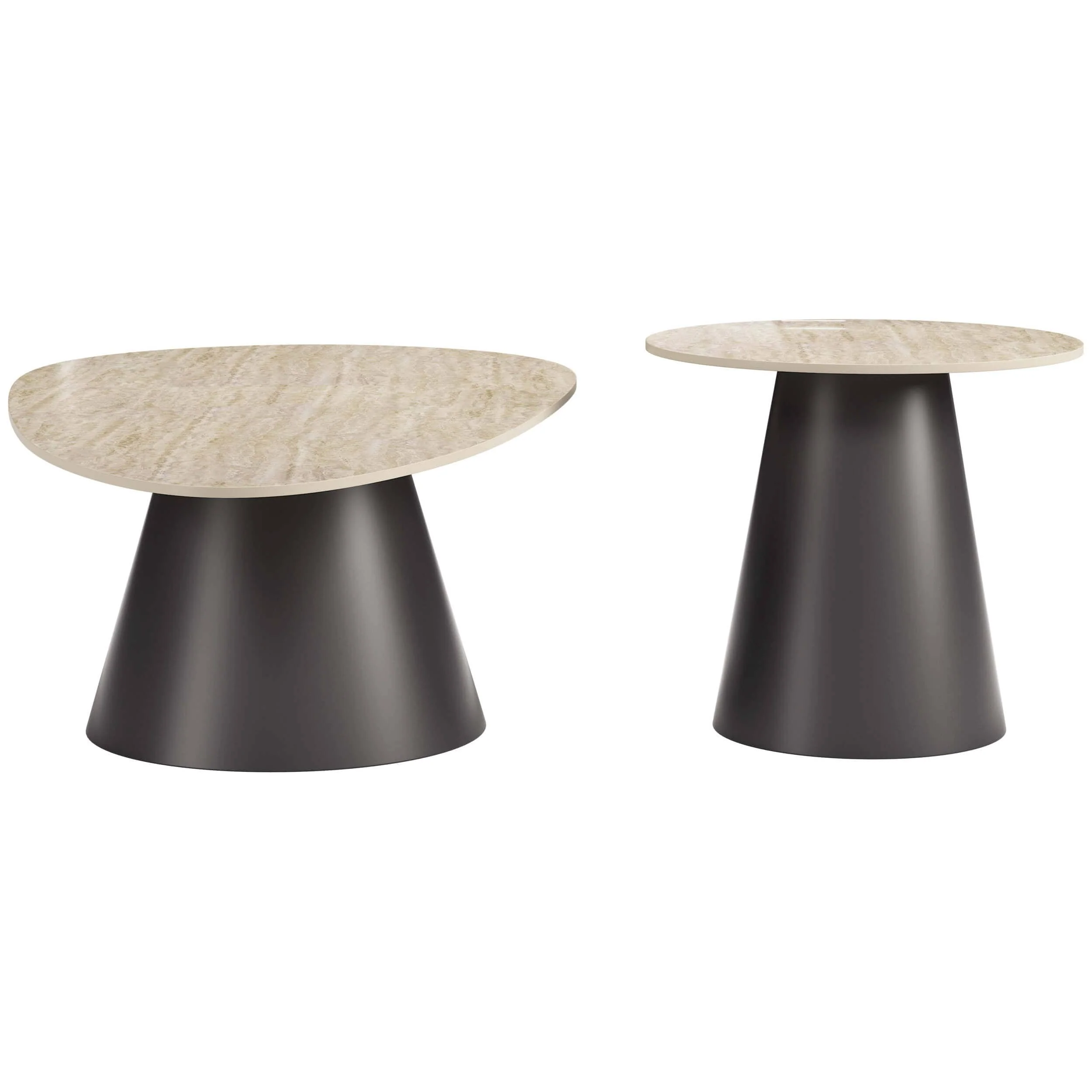Reyes Coffee Table Set, Natural - Image 3