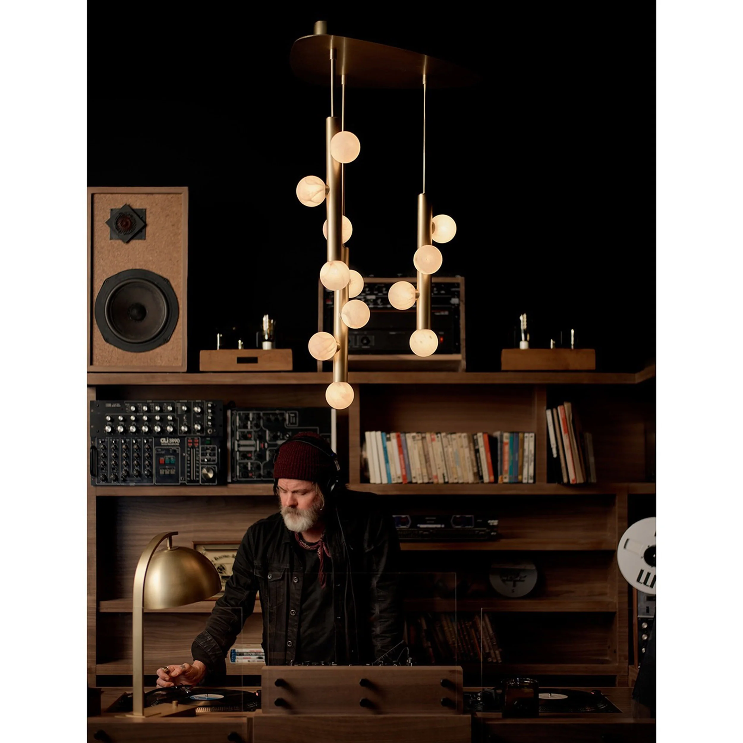 Rhoads Chandelier, Natural Brass - Image 5