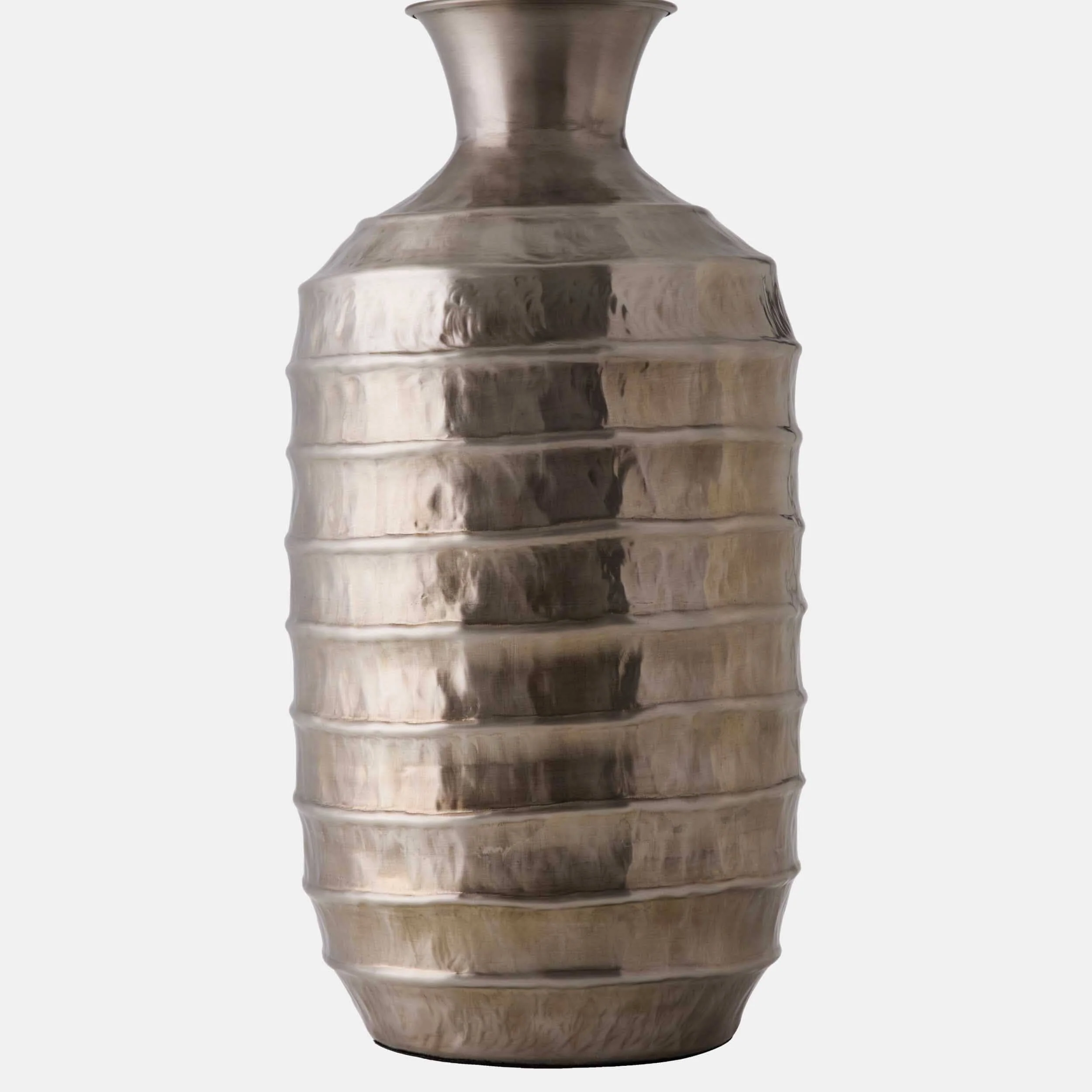 Ribbed Table Lamp, Antique Silver - Image 3