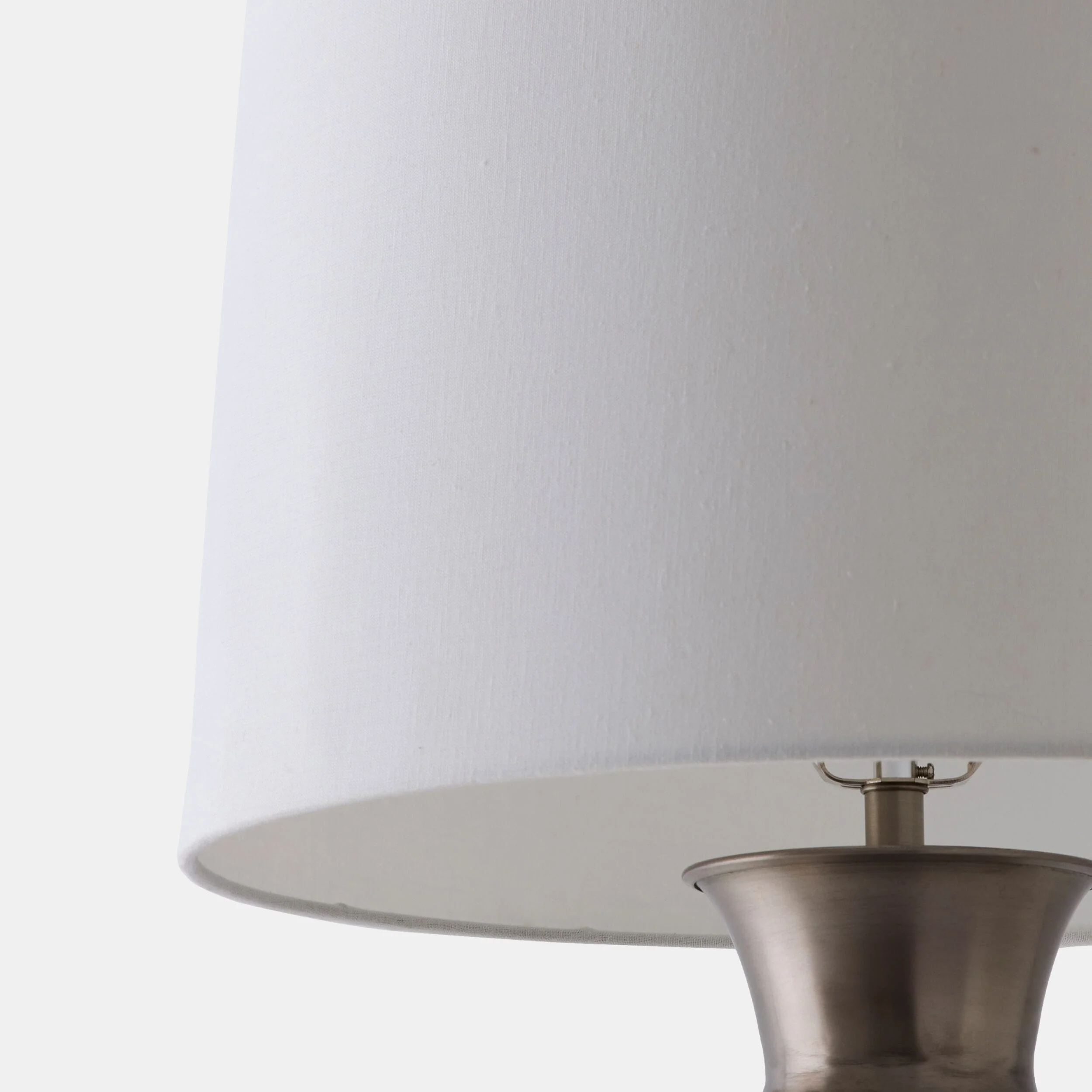 Ribbed Table Lamp, Antique Silver - Image 4