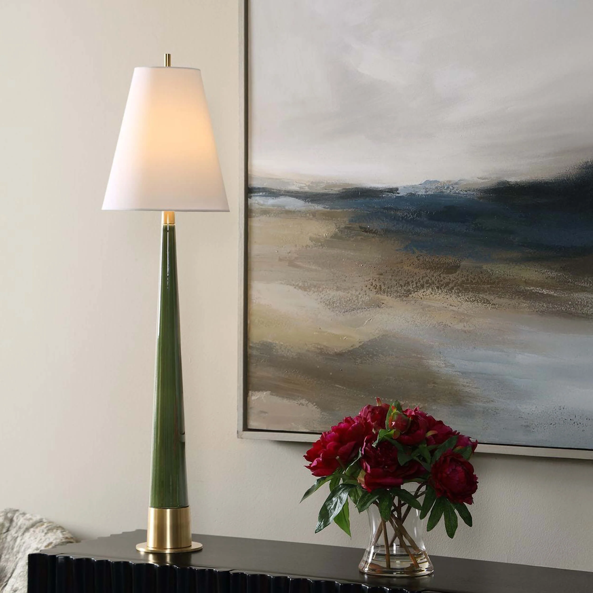 Riccardi Table Lamp, Moss - Image 5