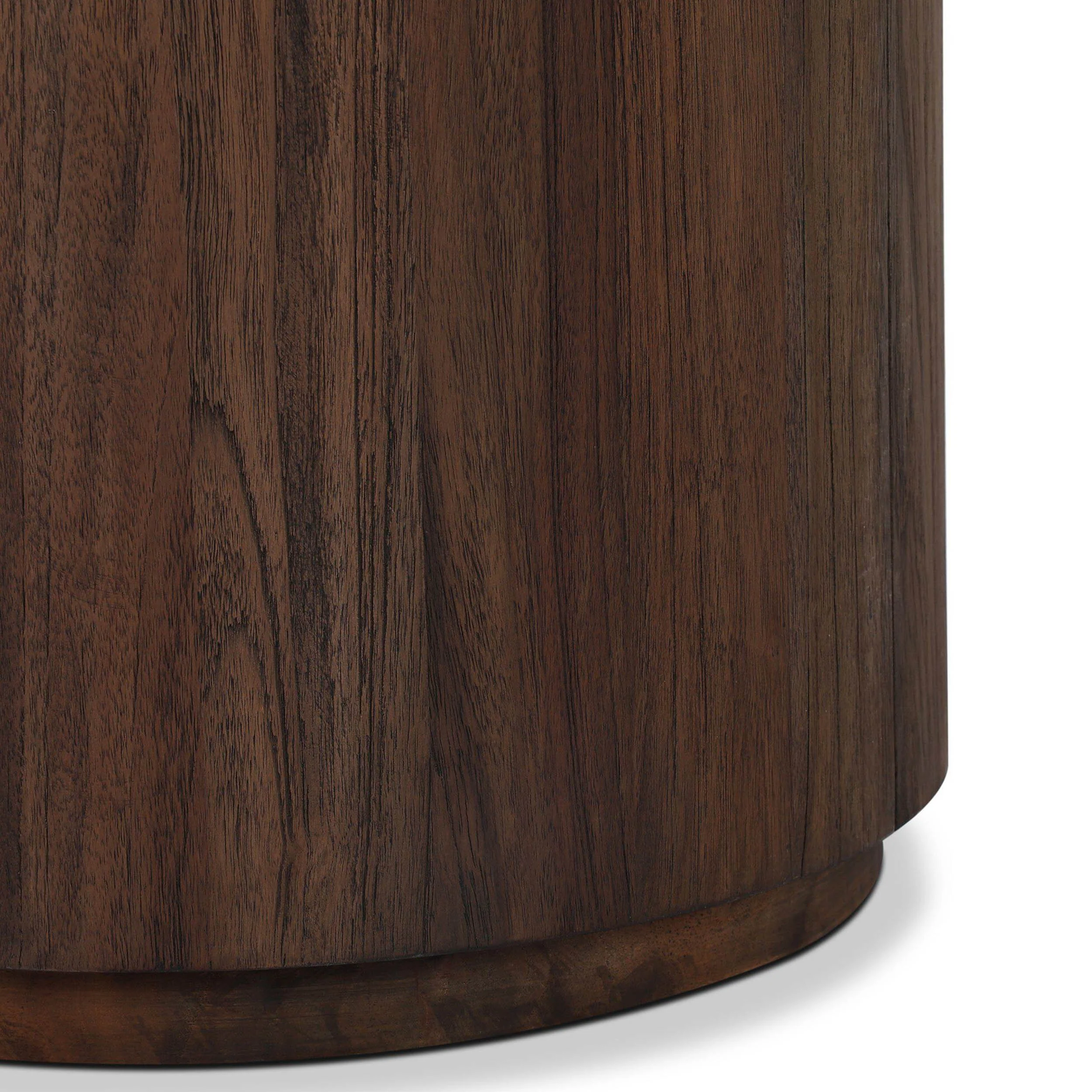 Ridge Outdoor End Table, Saddle Brown by Four Hands - Image 5