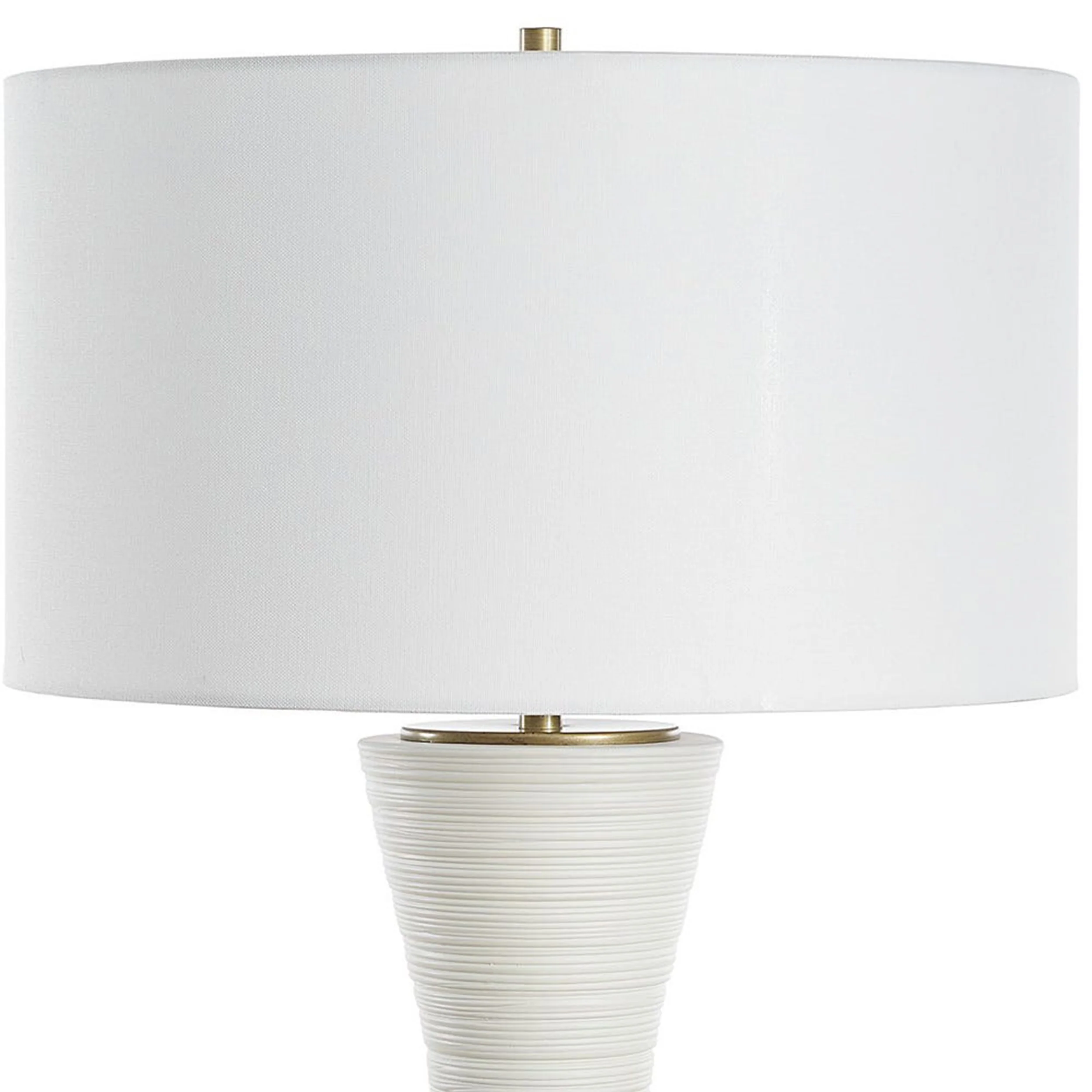 Ridgeline Table Lamp, White - Image 3