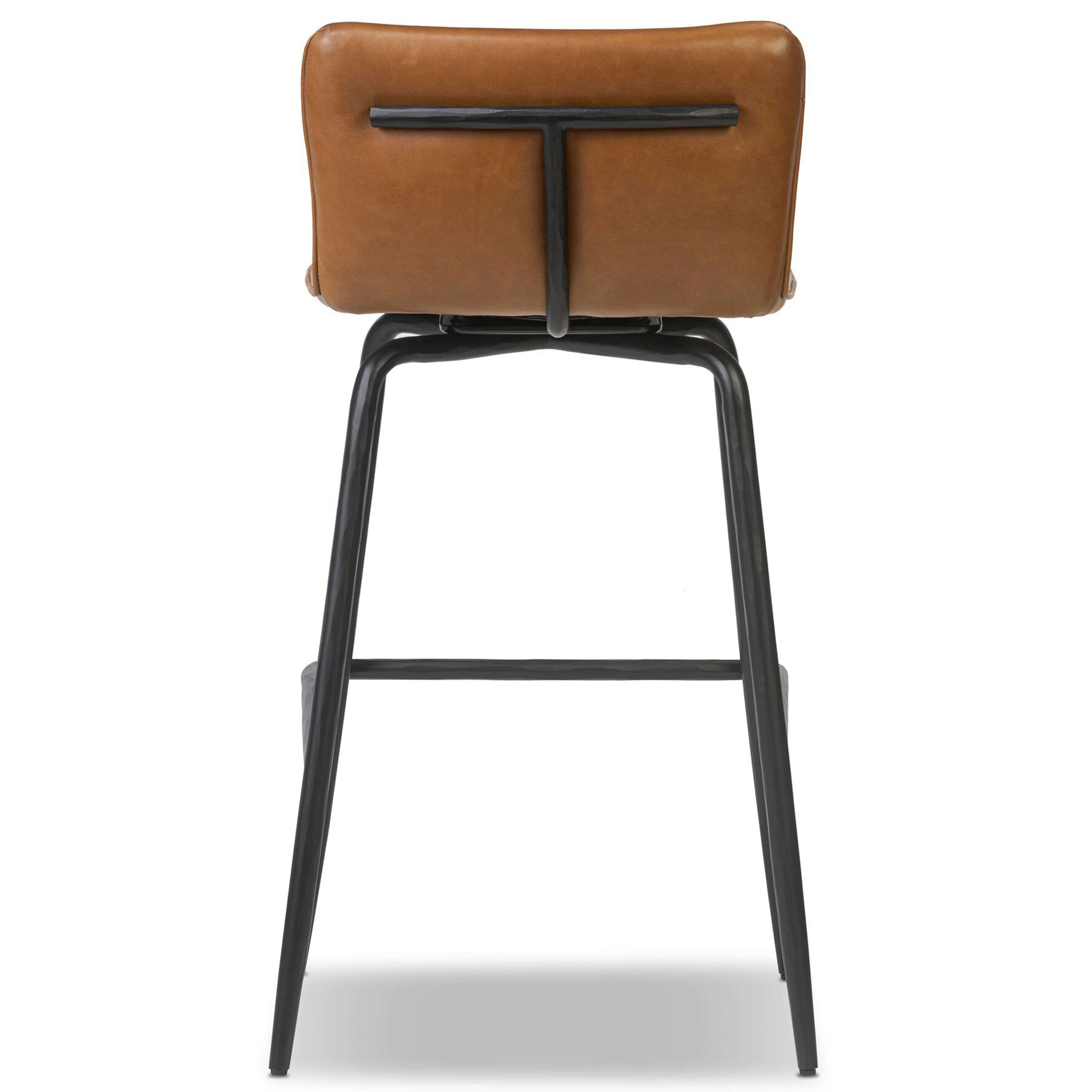 Ridley Leather Swivel Bar & Counter Stool, Sonoma Chestnut by Four Hands - Image 4