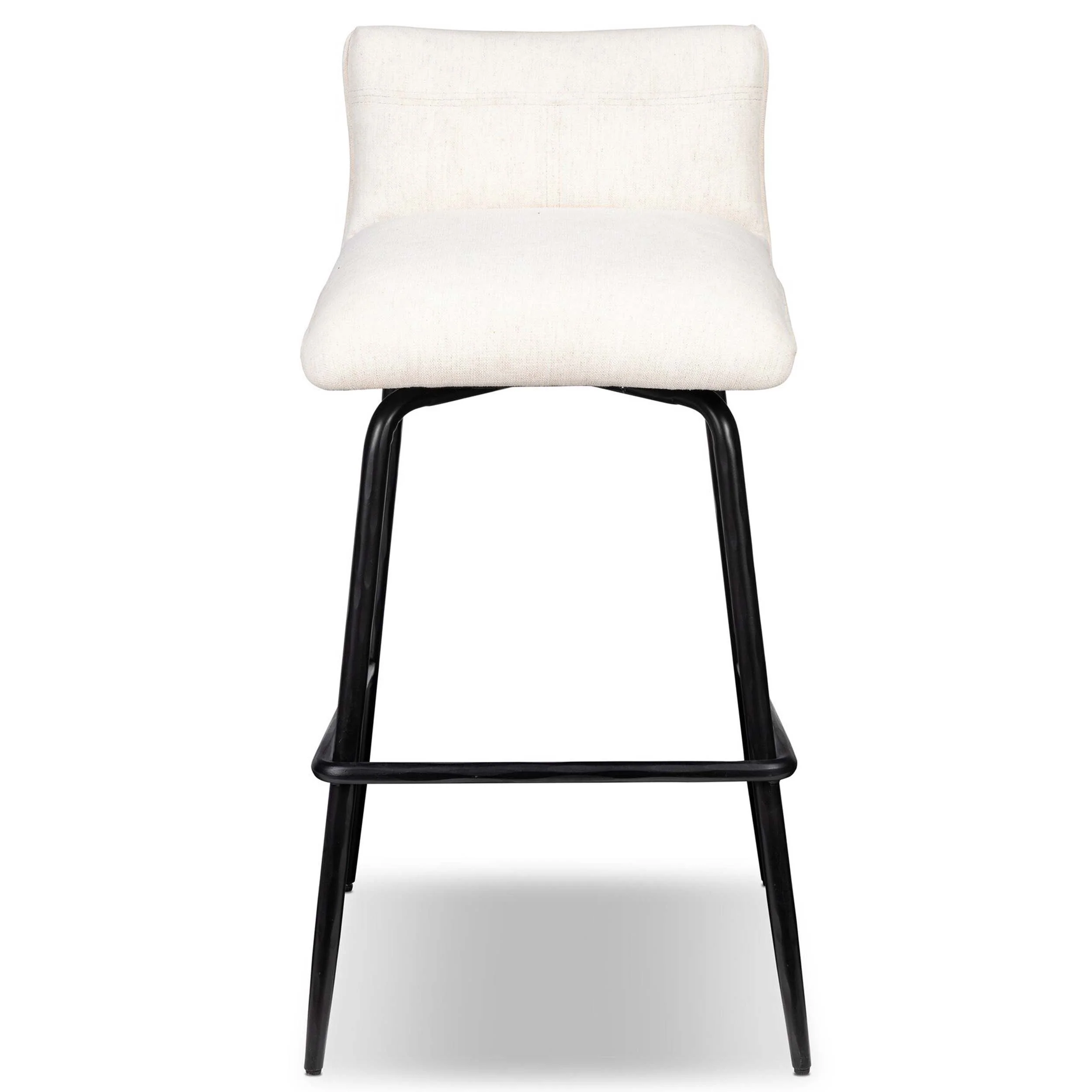Ridley Swivel Bar & Counter Stool, Nomad Snow by Four Hands - Image 2